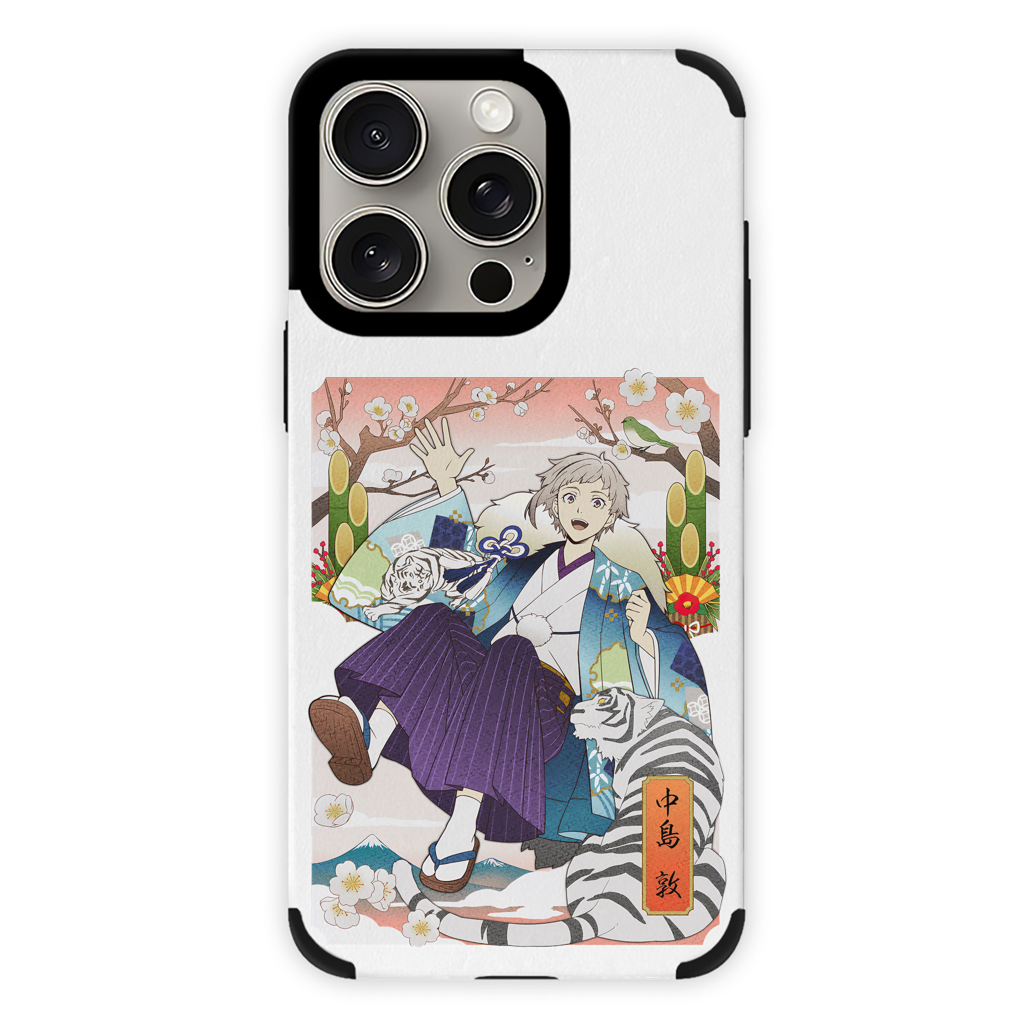 （画像用） 文豪ストレイドッグス Bungo Stray Dogs 【iPhone15ProMax対応】 PUレザー スマホケース 耐衝撃＆黄変防止
