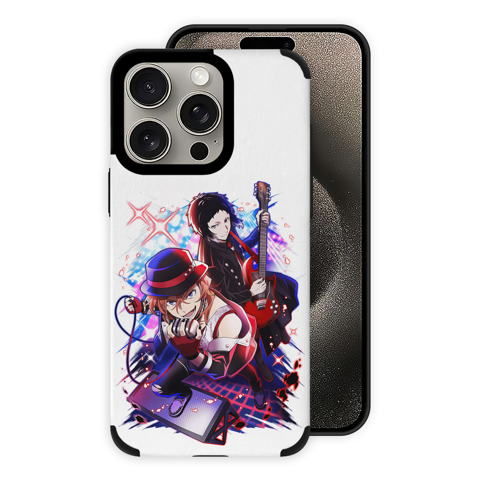 （画像用） 文豪ストレイドッグス Bungo Stray Dogs 【iPhone15ProMax対応】 PUレザー スマホケース 耐衝撃＆黄変防止