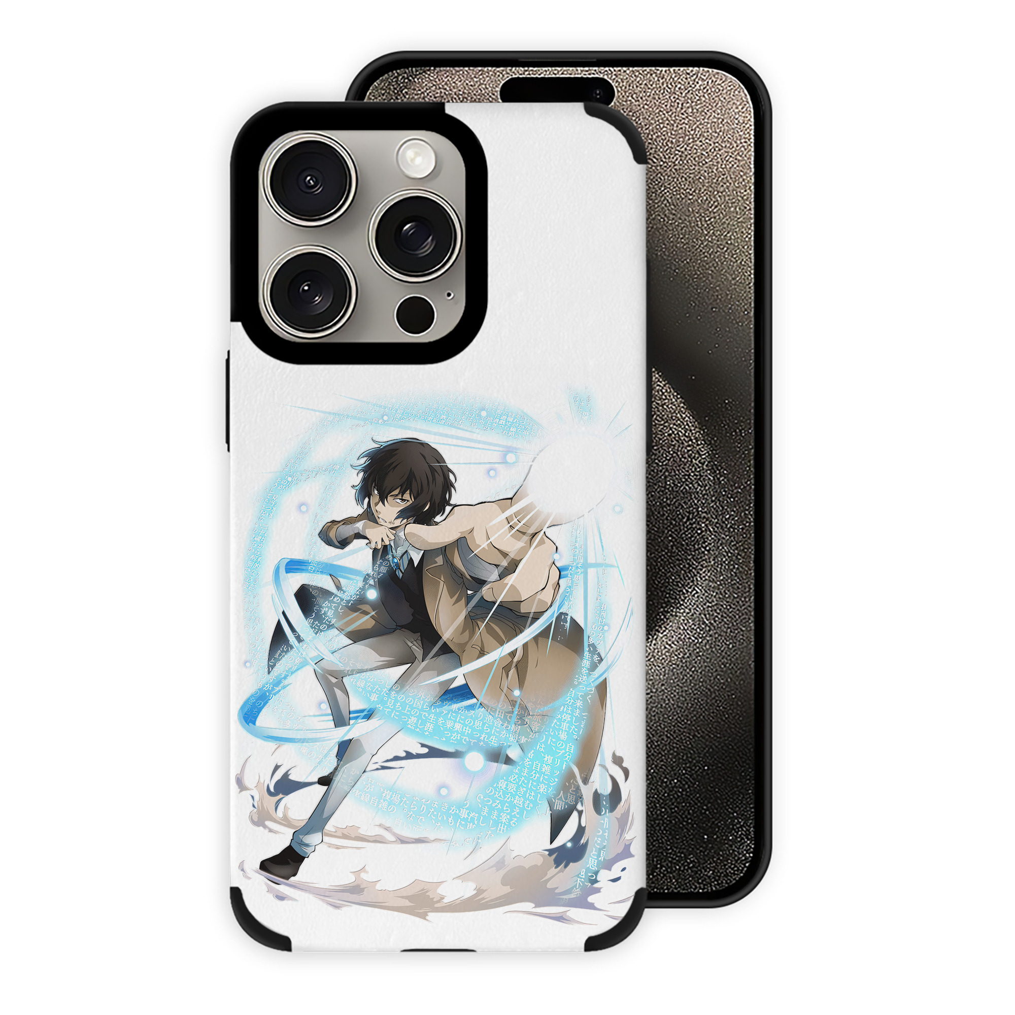 （画像用） 文豪ストレイドッグス Bungo Stray Dogs 【iPhone15ProMax対応】 PUレザー スマホケース 耐衝撃＆黄変防止