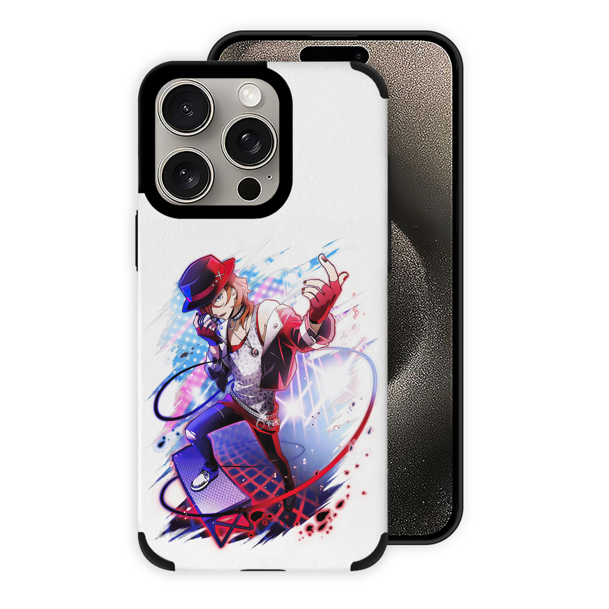 （画像用） 文豪ストレイドッグス Bungo Stray Dogs 【iPhone15ProMax対応】 PUレザー スマホケース 耐衝撃＆黄変防止