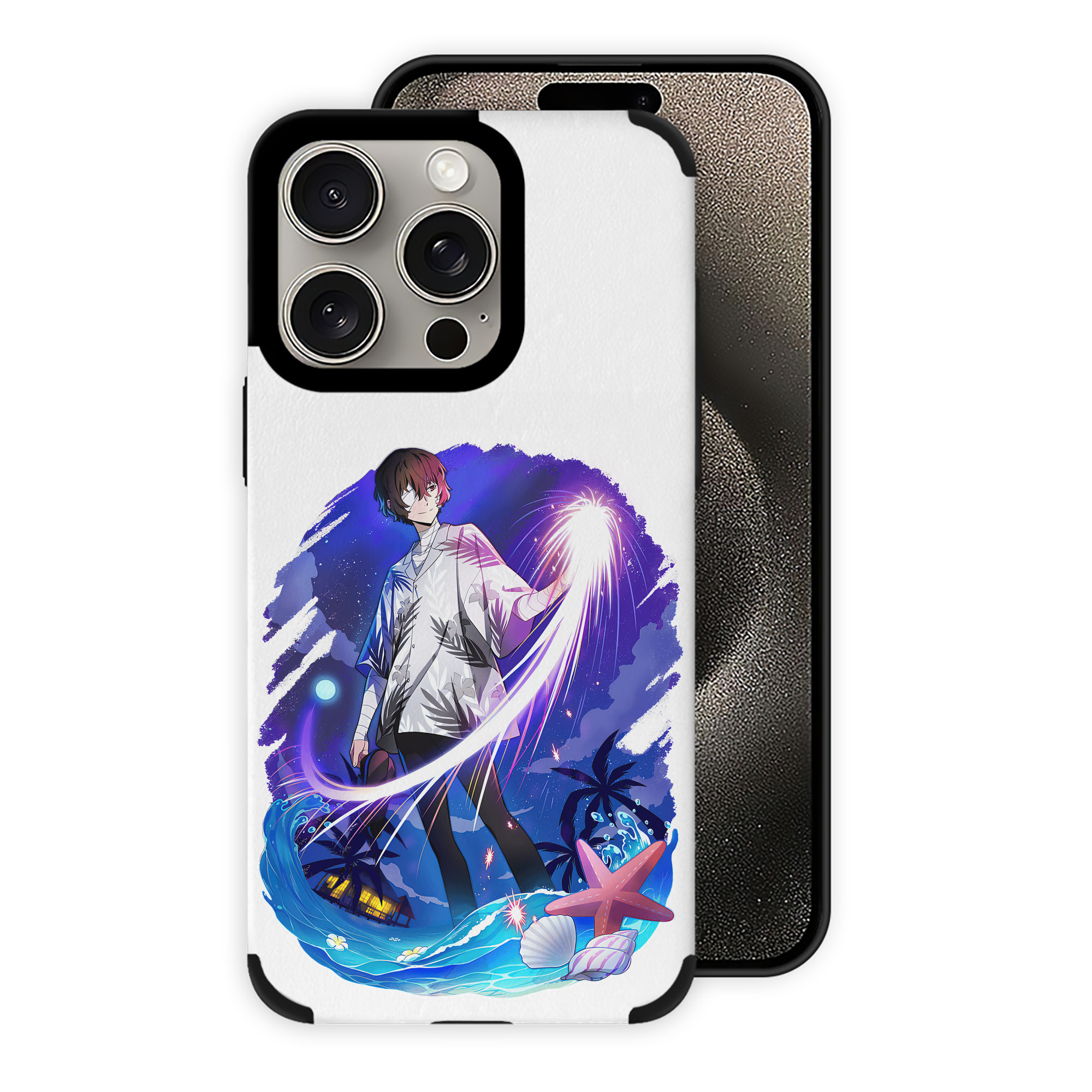 （画像用） 文豪ストレイドッグス Bungo Stray Dogs 【iPhone15ProMax対応】 PUレザー スマホケース 耐衝撃＆黄変防止