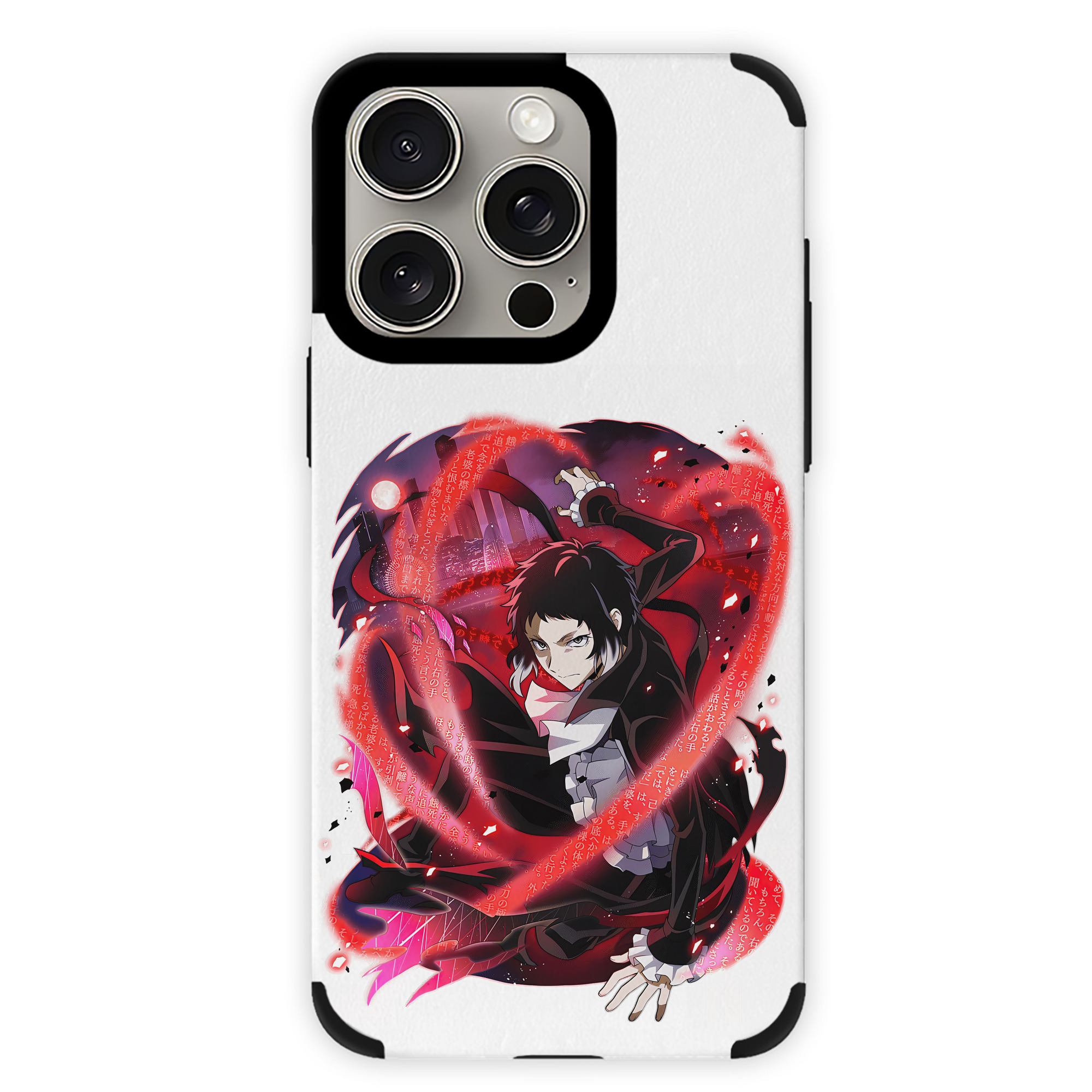 （画像用） 文豪ストレイドッグス Bungo Stray Dogs 【iPhone15ProMax対応】 PUレザー スマホケース 耐衝撃＆黄変防止