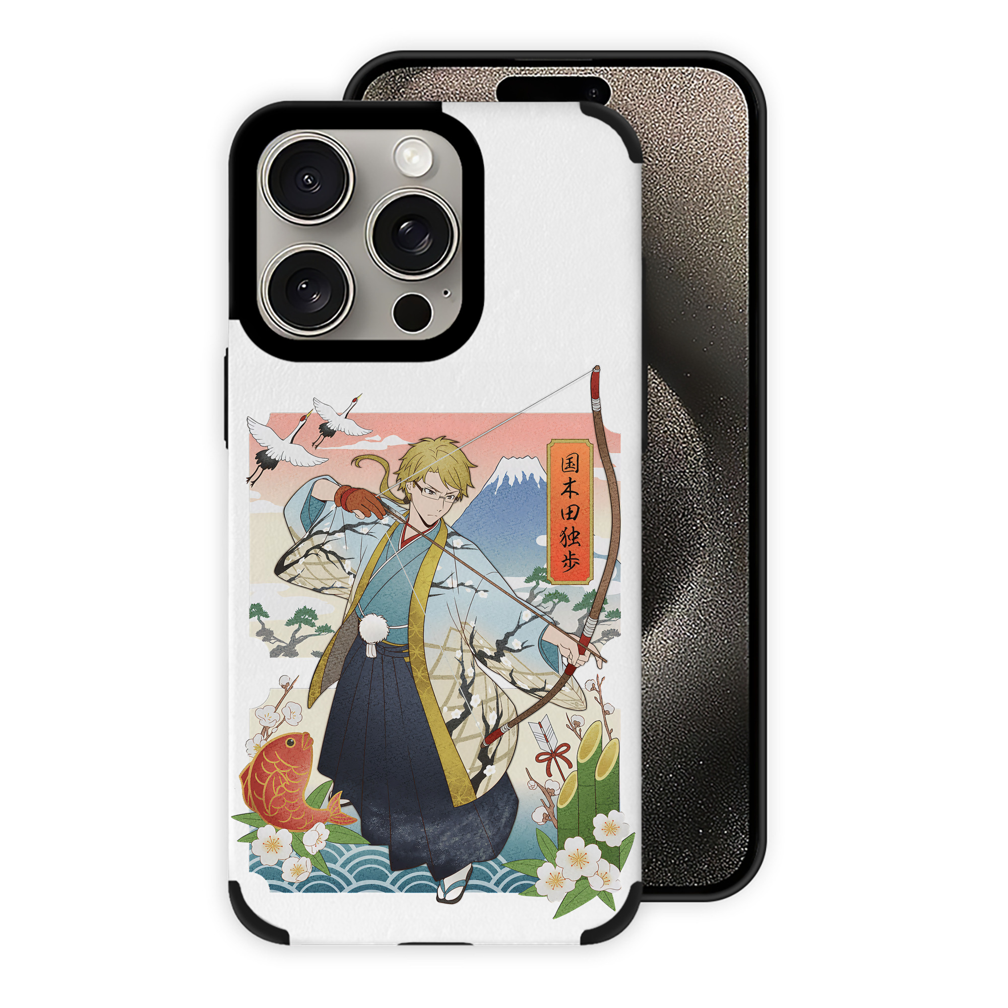 （画像用） 文豪ストレイドッグス Bungo Stray Dogs 【iPhone15ProMax対応】 PUレザー スマホケース 耐衝撃＆黄変防止