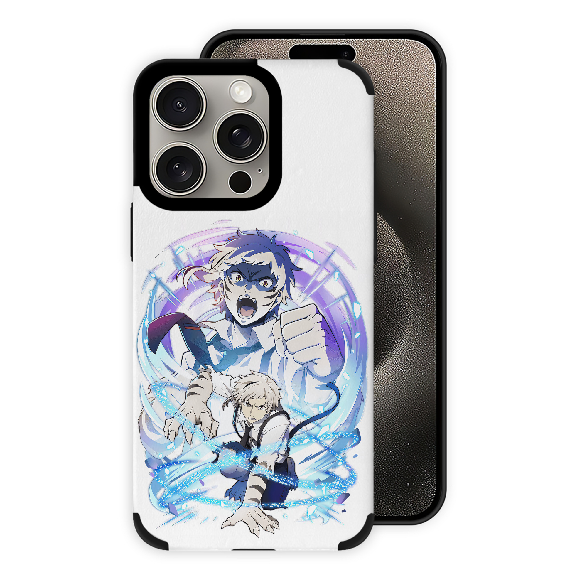 （画像用） 文豪ストレイドッグス Bungo Stray Dogs 【iPhone15ProMax対応】 PUレザー スマホケース 耐衝撃＆黄変防止