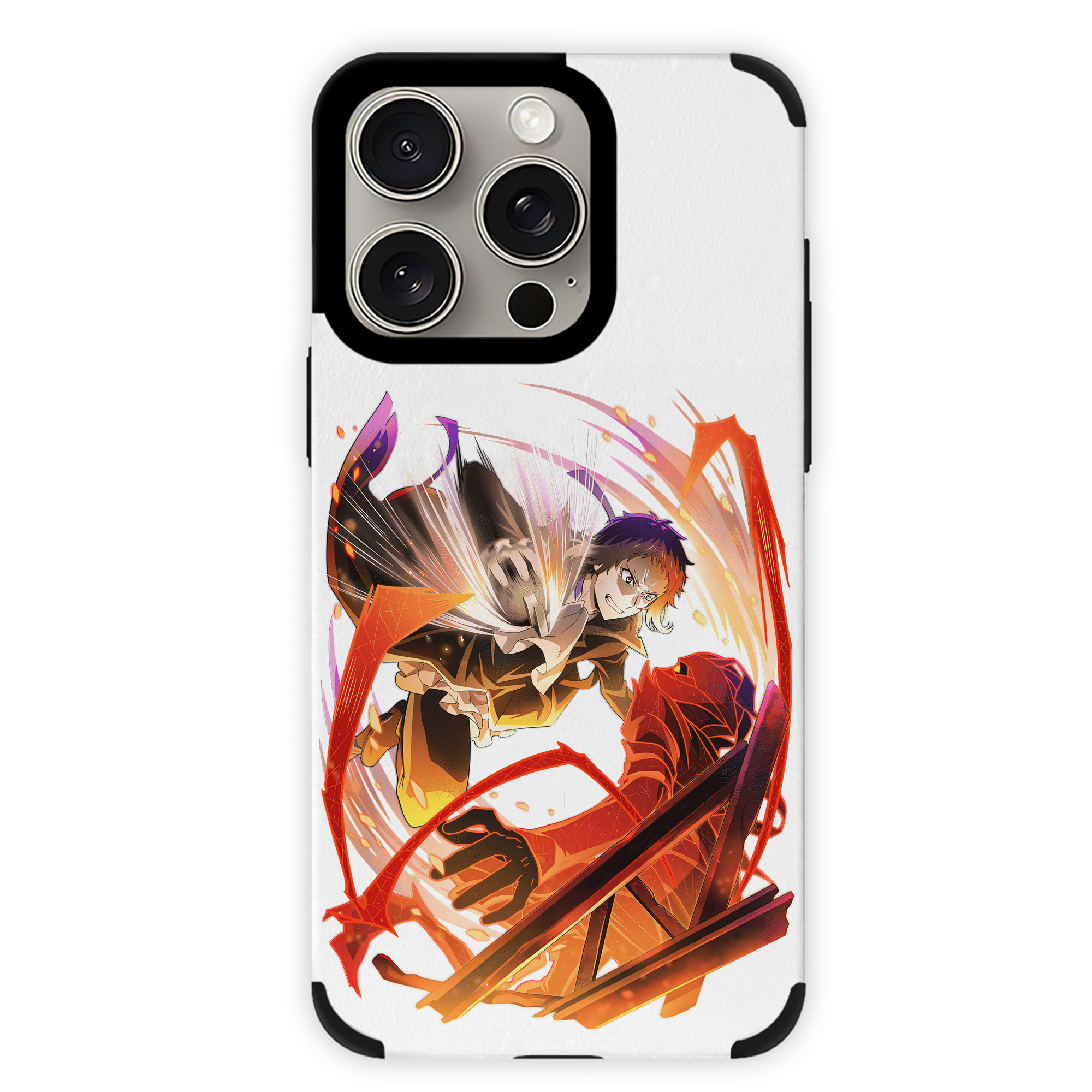 （画像用） 文豪ストレイドッグス Bungo Stray Dogs 【iPhone15ProMax対応】 PUレザー スマホケース 耐衝撃＆黄変防止