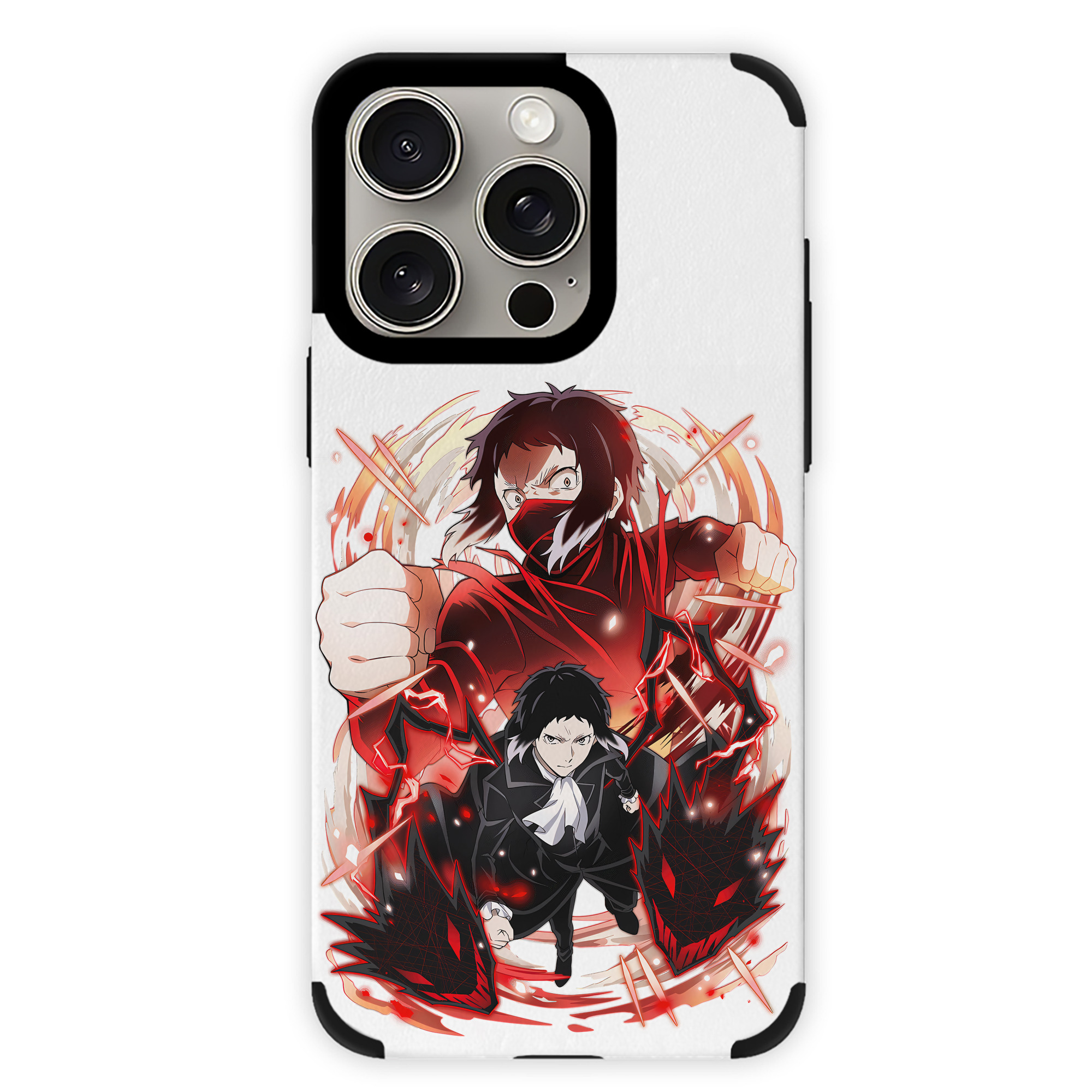 （画像用） 文豪ストレイドッグス Bungo Stray Dogs 【iPhone15ProMax対応】 PUレザー スマホケース 耐衝撃＆黄変防止