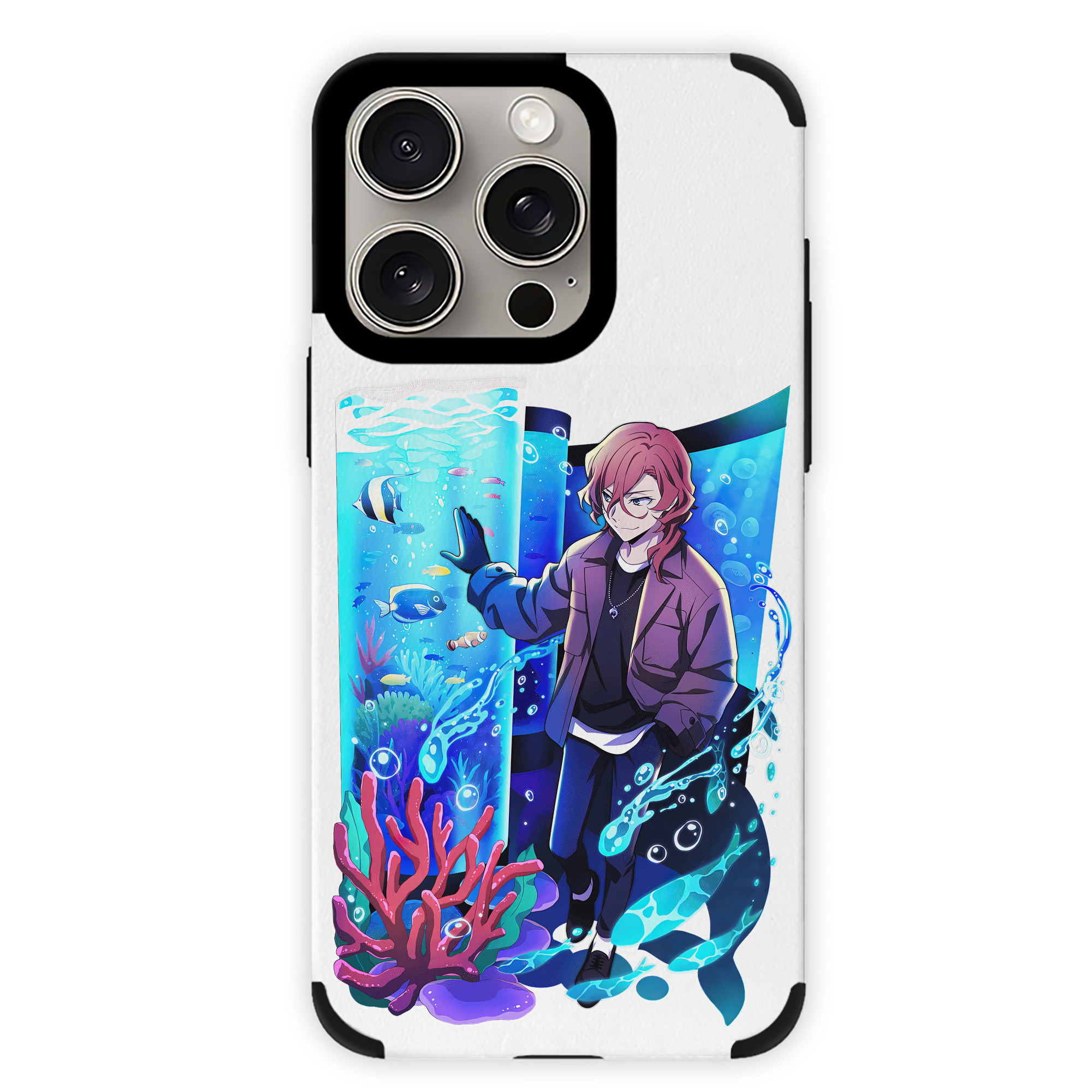 （画像用） 文豪ストレイドッグス Bungo Stray Dogs 【iPhone15ProMax対応】 PUレザー スマホケース 耐衝撃＆黄変防止