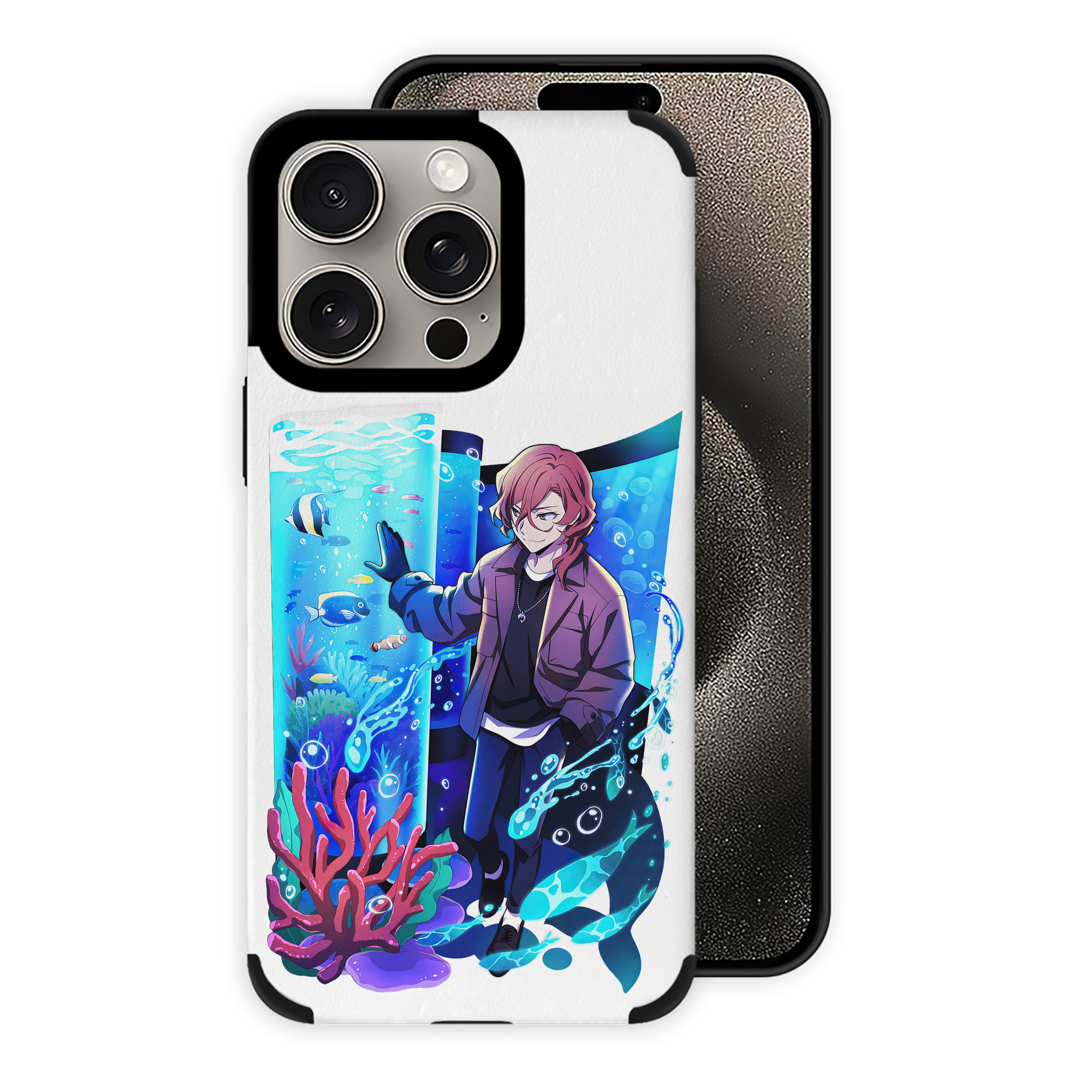 （画像用） 文豪ストレイドッグス Bungo Stray Dogs 【iPhone15ProMax対応】 PUレザー スマホケース 耐衝撃＆黄変防止