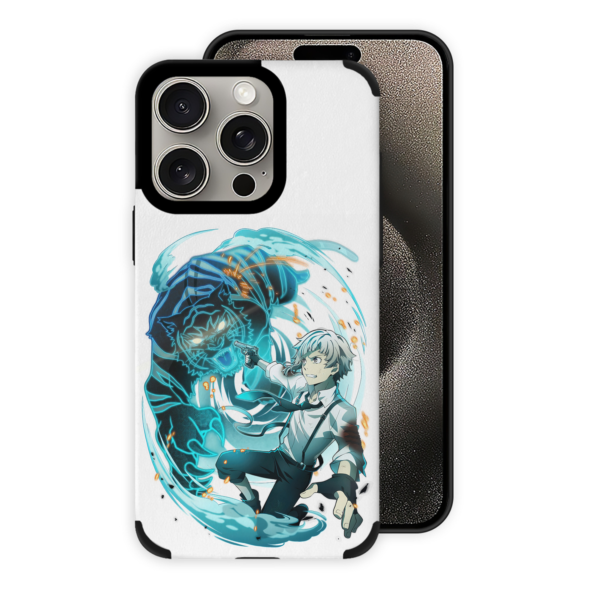 （画像用） 文豪ストレイドッグス Bungo Stray Dogs 【iPhone15ProMax対応】 PUレザー スマホケース 耐衝撃＆黄変防止