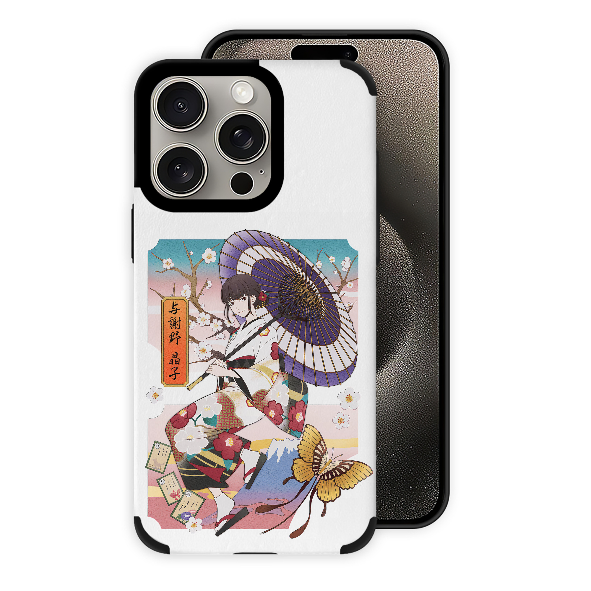 （画像用） 文豪ストレイドッグス Bungo Stray Dogs 【iPhone15ProMax対応】 PUレザー スマホケース 耐衝撃＆黄変防止