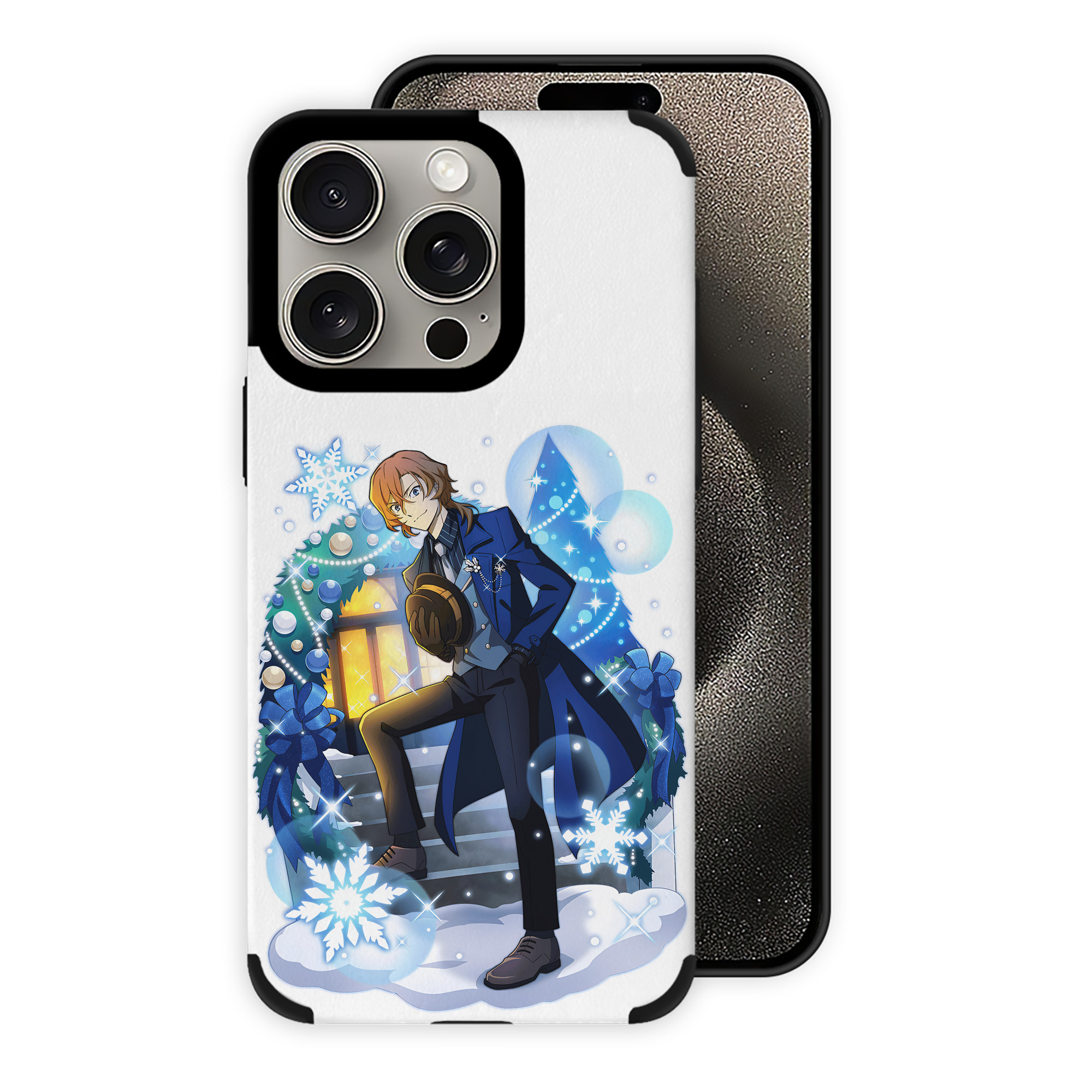 （画像用） 文豪ストレイドッグス Bungo Stray Dogs 【iPhone15ProMax対応】 PUレザー スマホケース 耐衝撃＆黄変防止