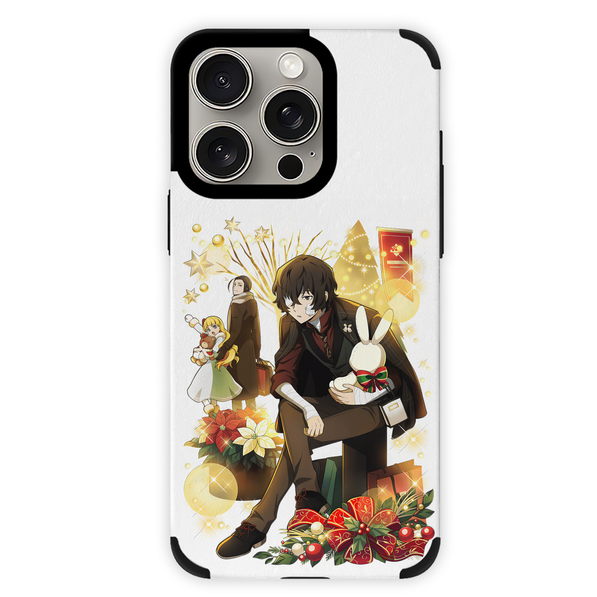 （画像用） 文豪ストレイドッグス Bungo Stray Dogs 【iPhone15ProMax対応】 PUレザー スマホケース 耐衝撃＆黄変防止