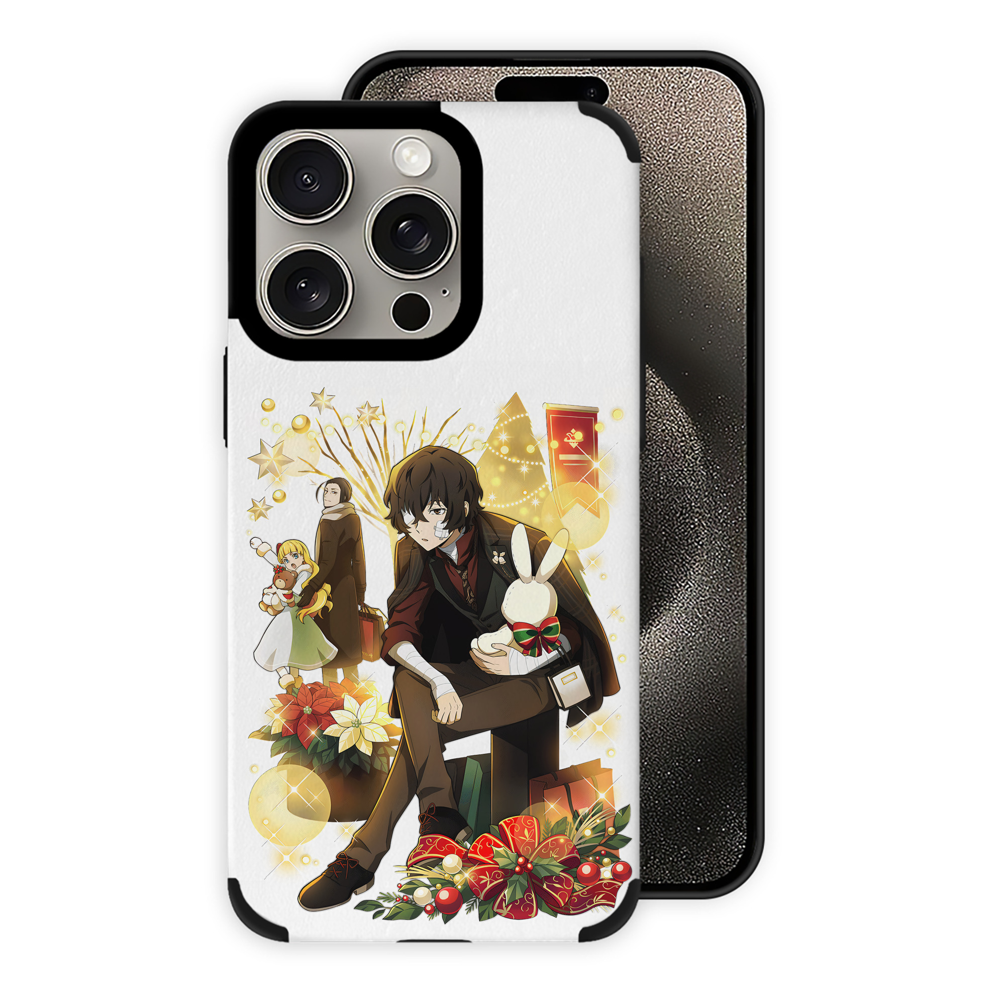 （画像用） 文豪ストレイドッグス Bungo Stray Dogs 【iPhone15ProMax対応】 PUレザー スマホケース 耐衝撃＆黄変防止