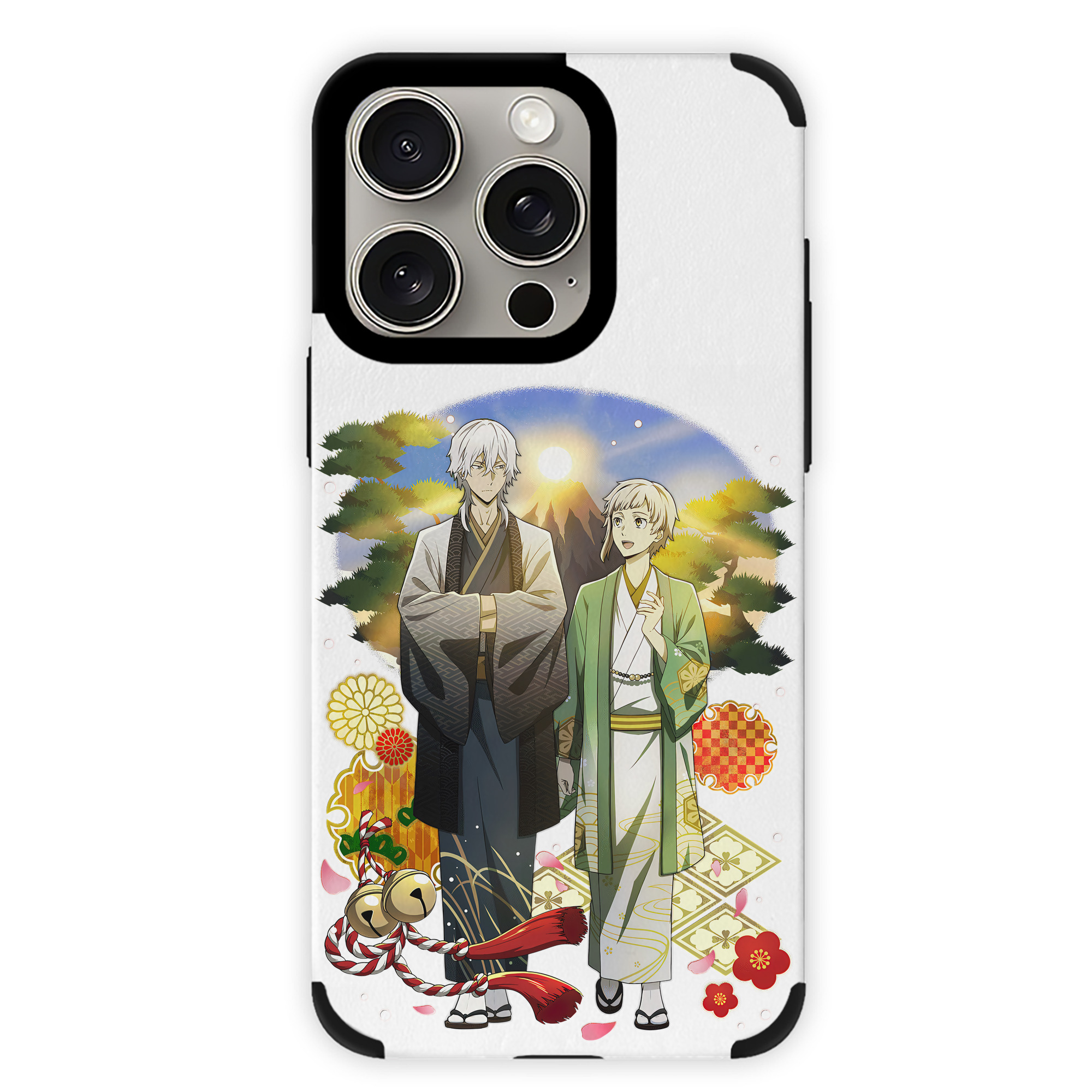 （画像用） 文豪ストレイドッグス Bungo Stray Dogs 【iPhone15ProMax対応】 PUレザー スマホケース 耐衝撃＆黄変防止