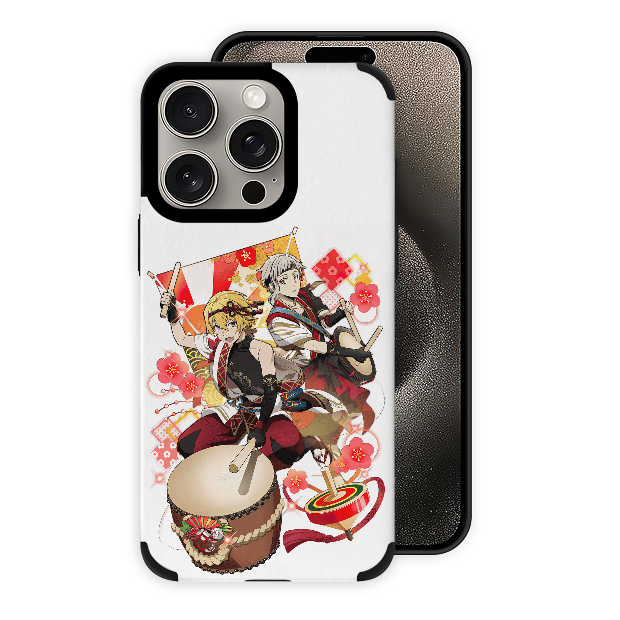 （画像用） 文豪ストレイドッグス Bungo Stray Dogs 【iPhone15ProMax対応】 PUレザー スマホケース 耐衝撃＆黄変防止