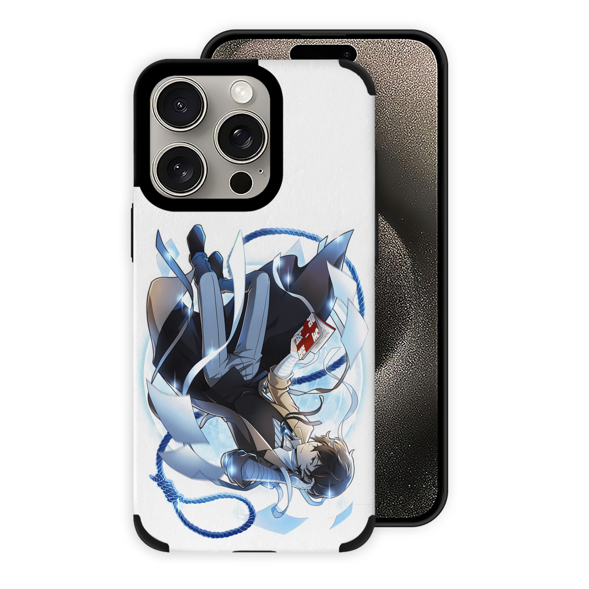 （画像用） 文豪ストレイドッグス Bungo Stray Dogs 【iPhone15ProMax対応】 PUレザー スマホケース 耐衝撃＆黄変防止