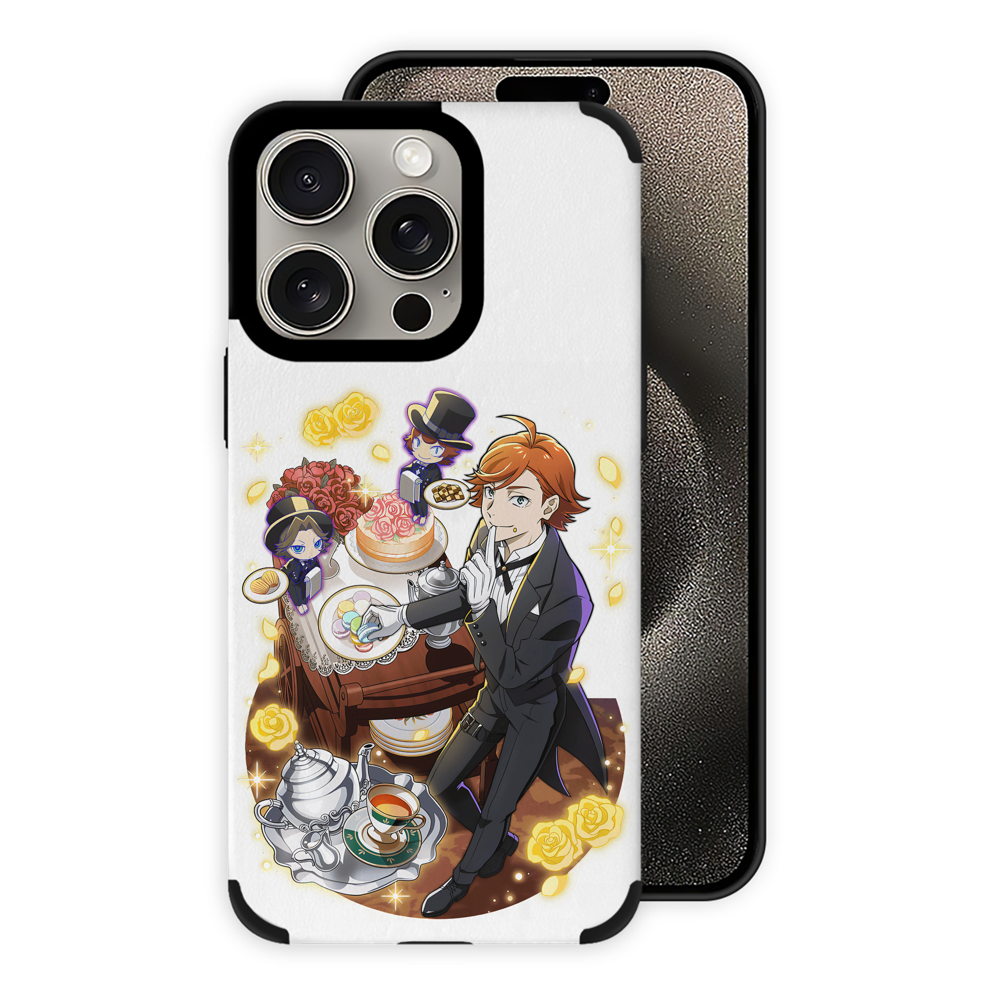 （画像用） 文豪ストレイドッグス Bungo Stray Dogs 【iPhone15ProMax対応】 PUレザー スマホケース 耐衝撃＆黄変防止