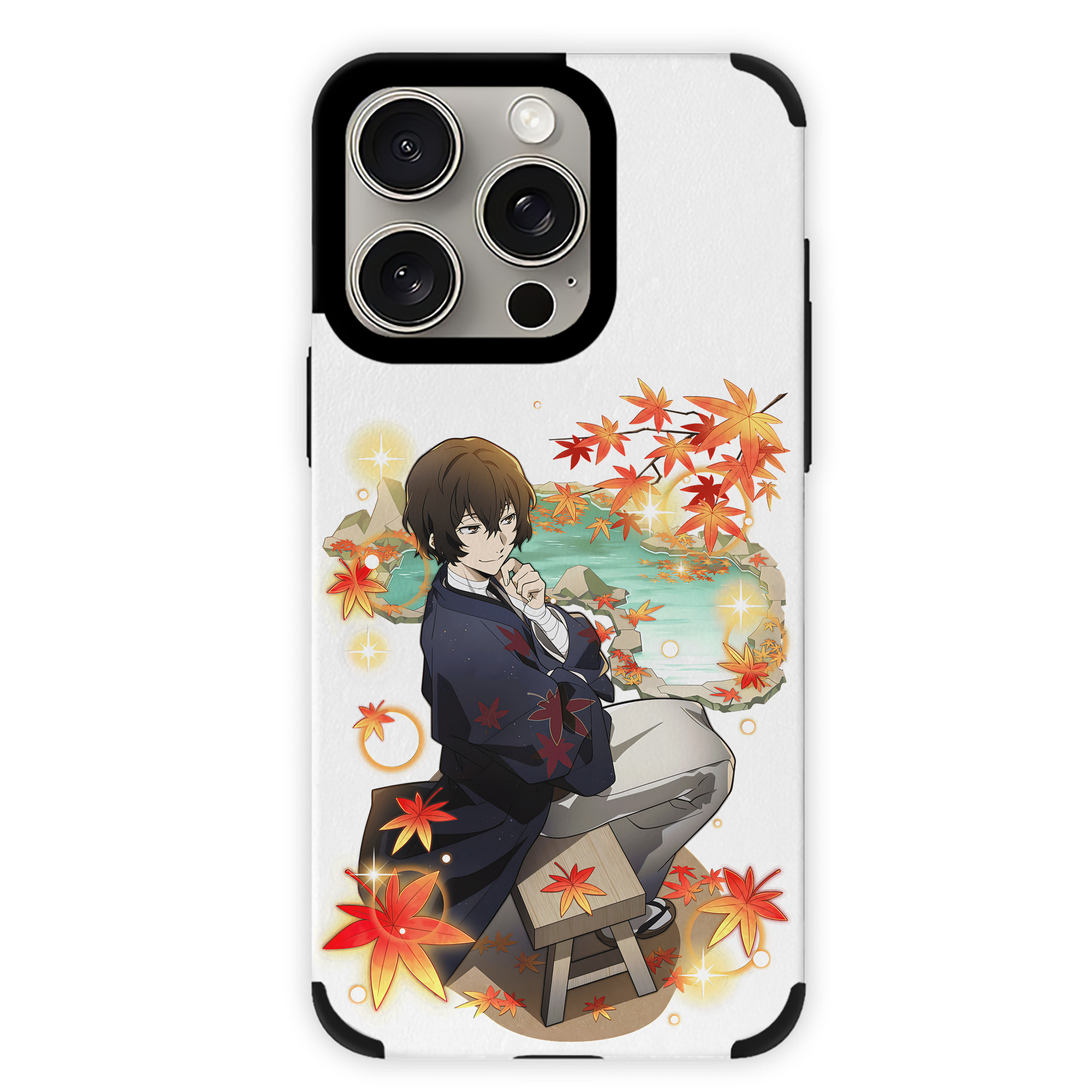 （画像用） 文豪ストレイドッグス Bungo Stray Dogs 【iPhone15ProMax対応】 PUレザー スマホケース 耐衝撃＆黄変防止