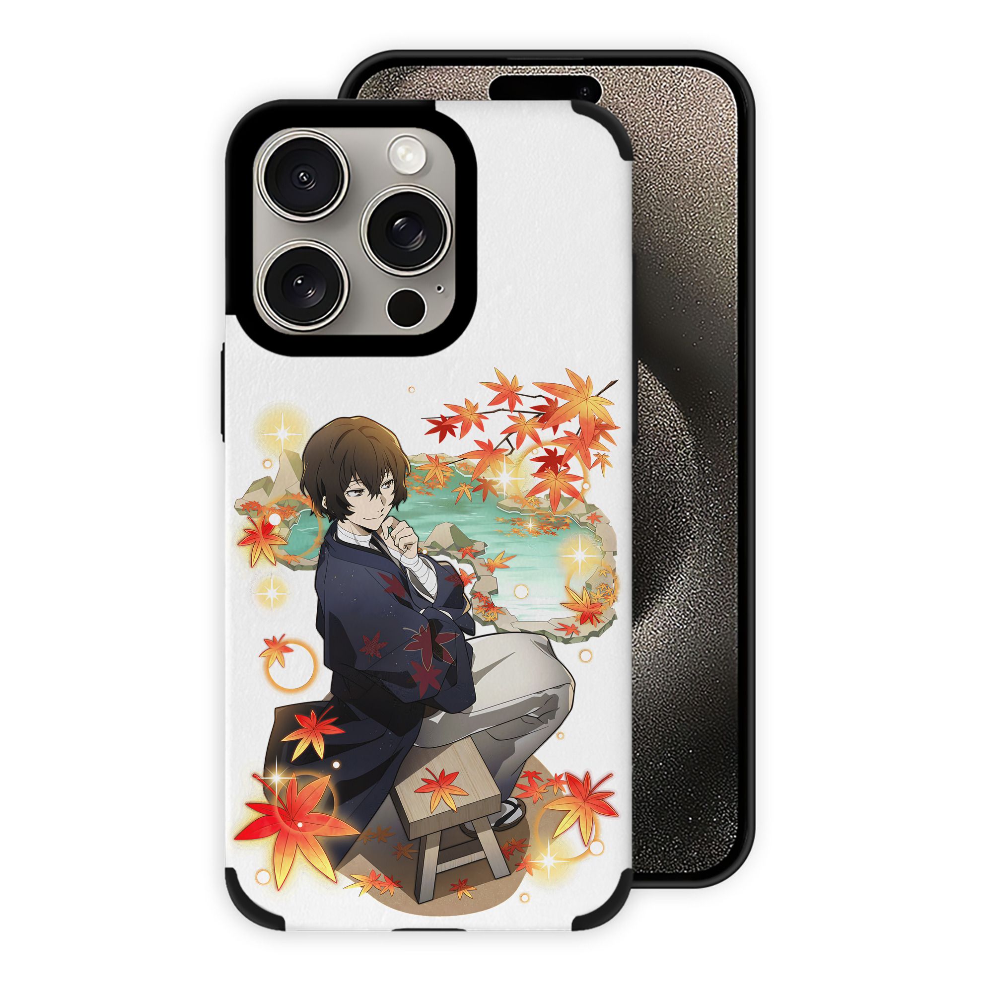 （画像用） 文豪ストレイドッグス Bungo Stray Dogs 【iPhone15ProMax対応】 PUレザー スマホケース 耐衝撃＆黄変防止