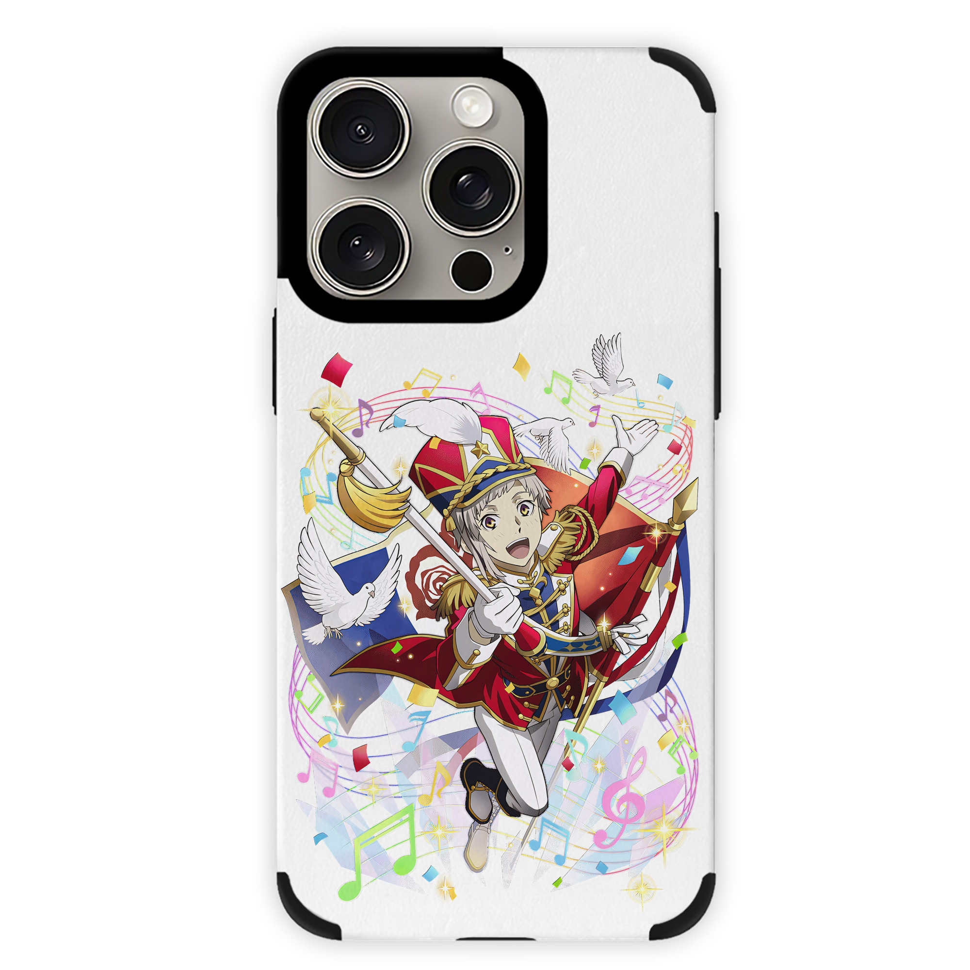（画像用） 文豪ストレイドッグス Bungo Stray Dogs 【iPhone15ProMax対応】 PUレザー スマホケース 耐衝撃＆黄変防止