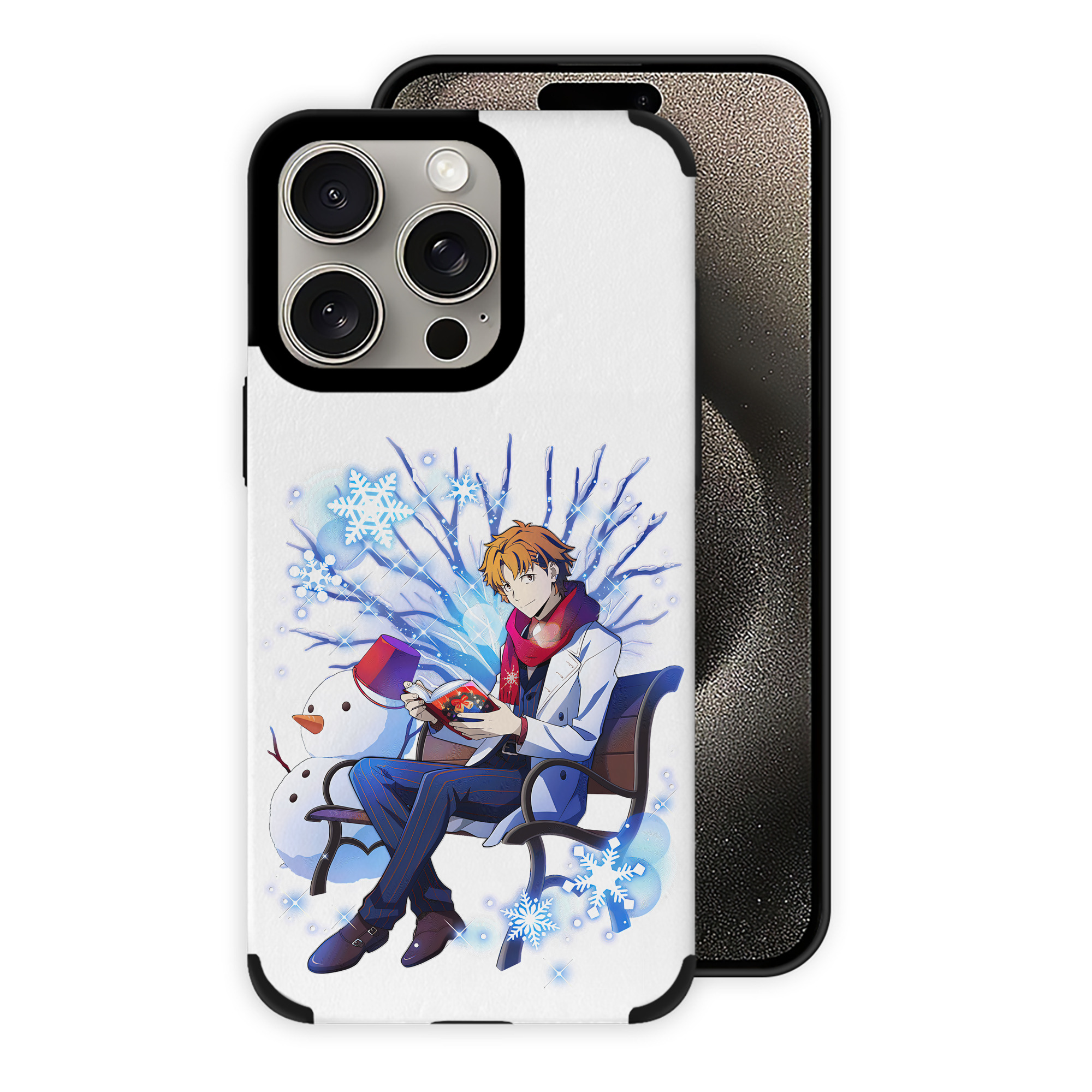 （画像用） 文豪ストレイドッグス Bungo Stray Dogs 【iPhone15ProMax対応】 PUレザー スマホケース 耐衝撃＆黄変防止