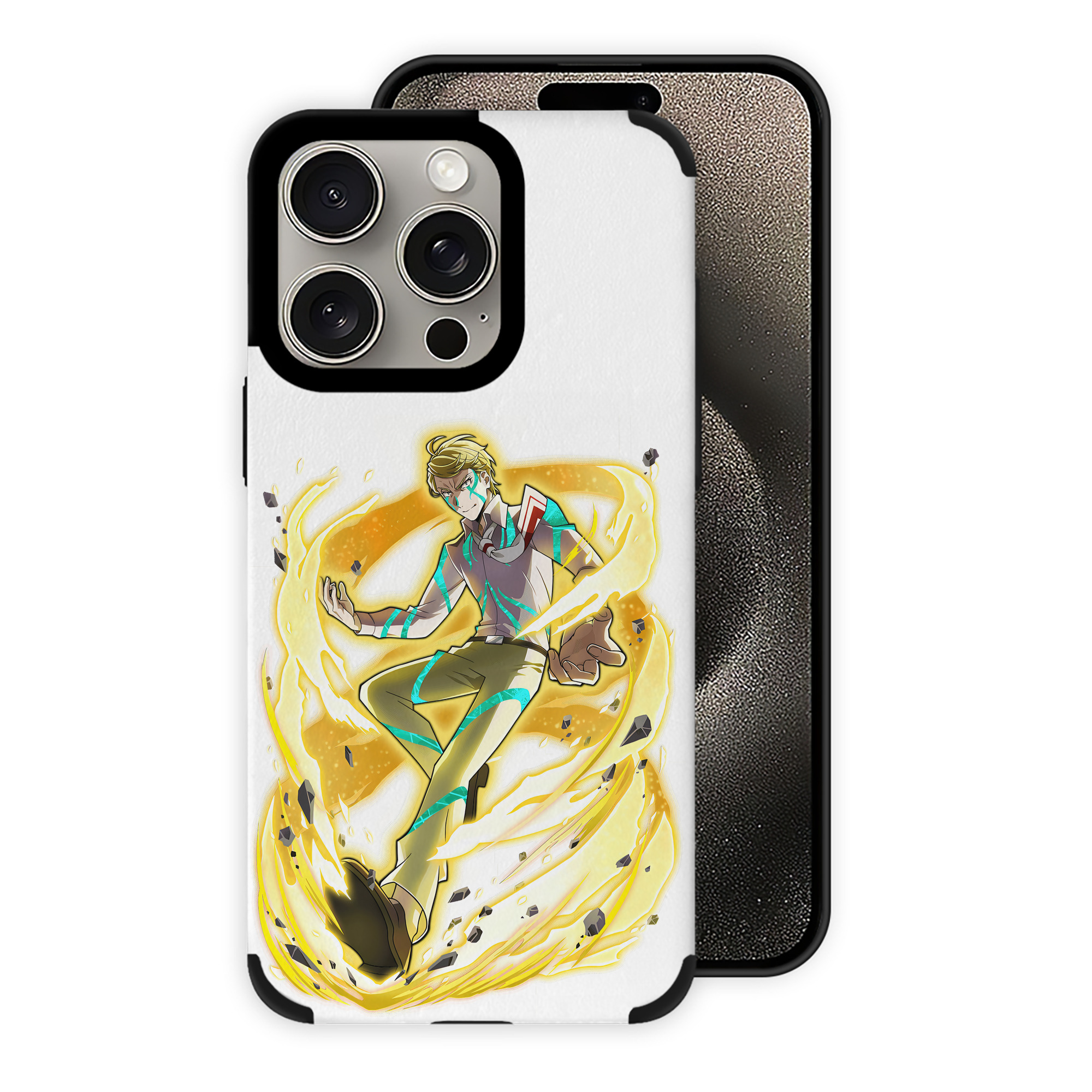 （画像用） 文豪ストレイドッグス Bungo Stray Dogs 【iPhone15ProMax対応】 PUレザー スマホケース 耐衝撃＆黄変防止