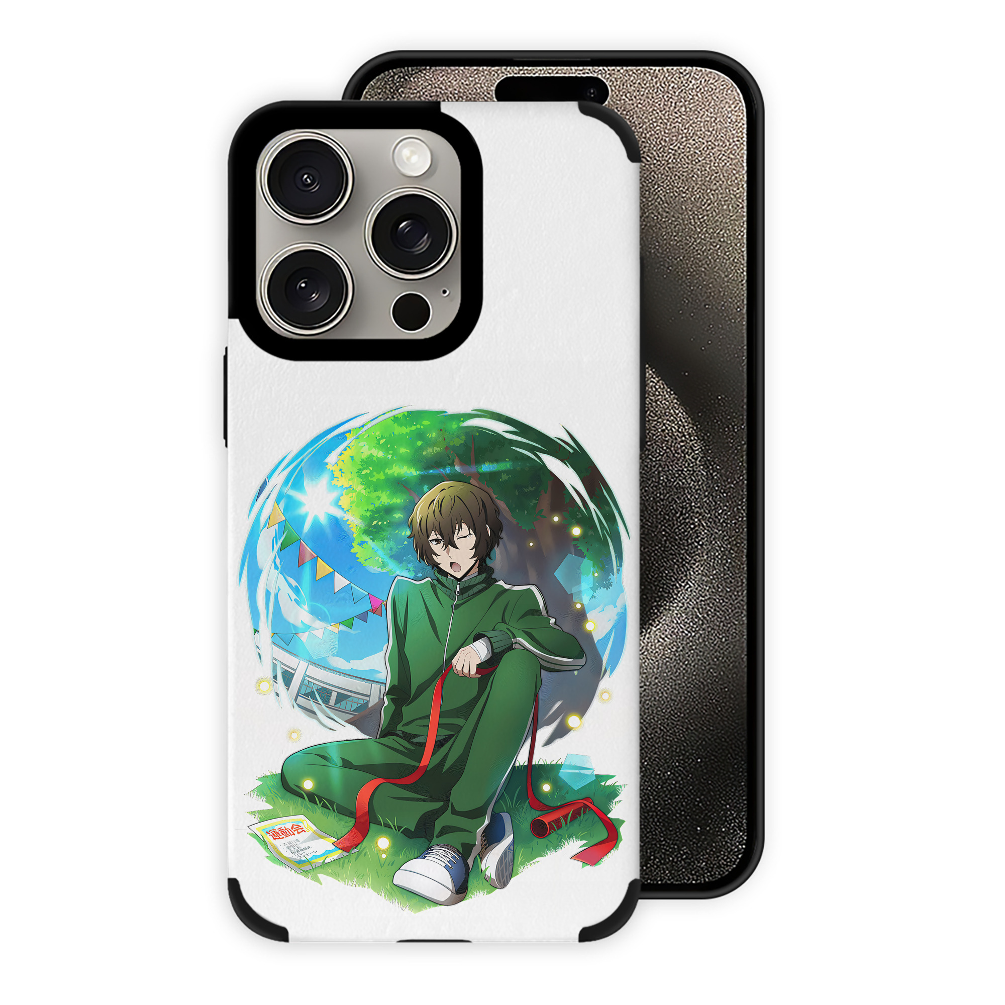 （画像用） 文豪ストレイドッグス Bungo Stray Dogs 【iPhone15ProMax対応】 PUレザー スマホケース 耐衝撃＆黄変防止
