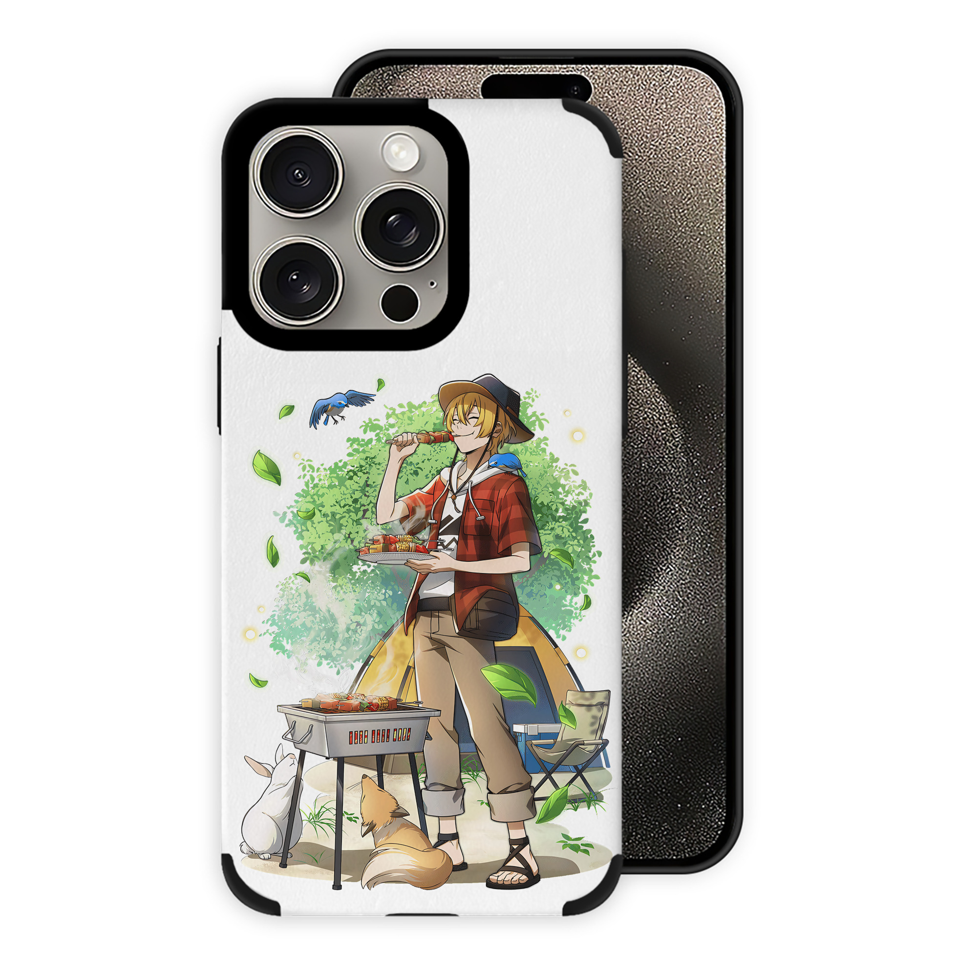 （画像用） 文豪ストレイドッグス Bungo Stray Dogs 【iPhone15ProMax対応】 PUレザー スマホケース 耐衝撃＆黄変防止