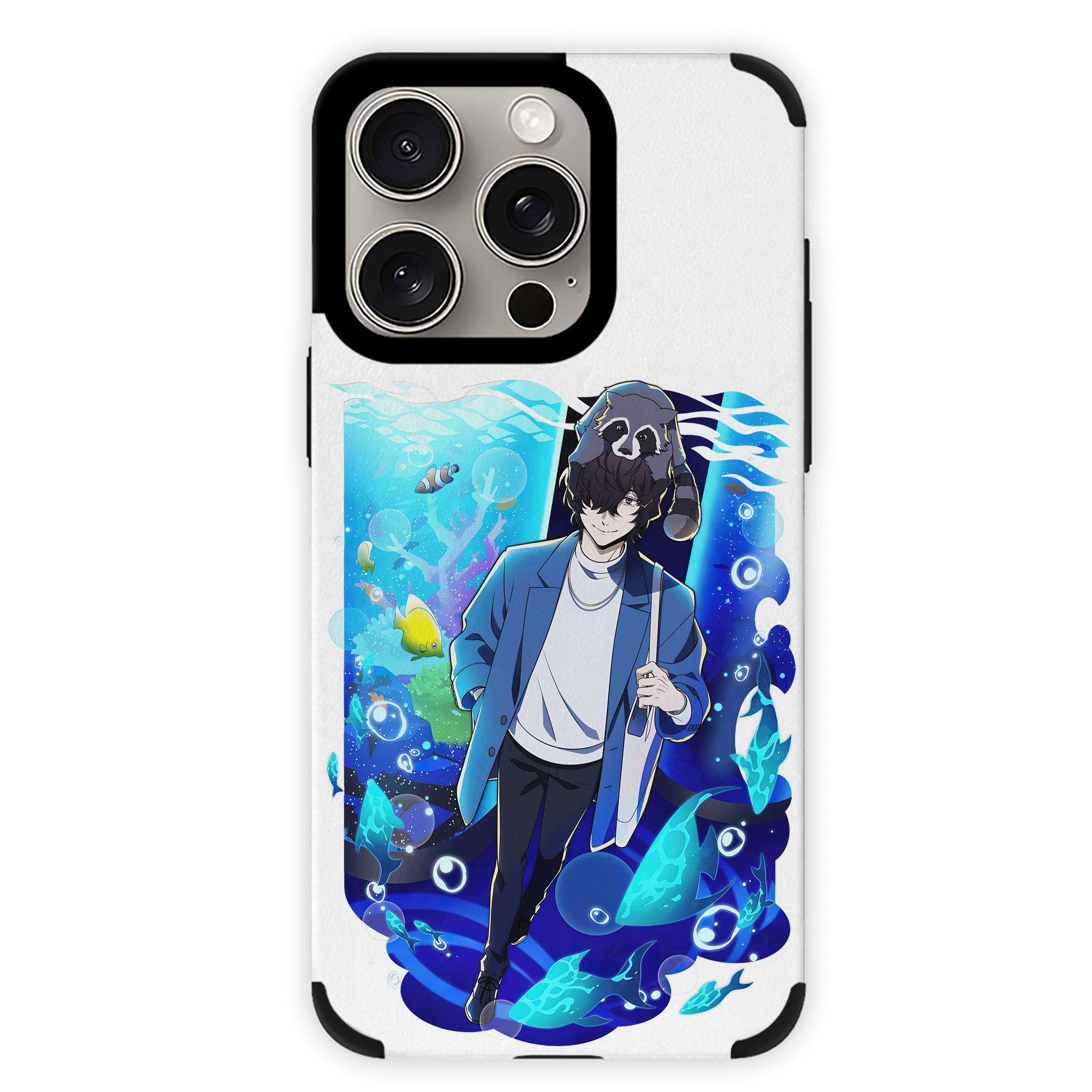 （画像用） 文豪ストレイドッグス Bungo Stray Dogs 【iPhone15ProMax対応】 PUレザー スマホケース 耐衝撃＆黄変防止