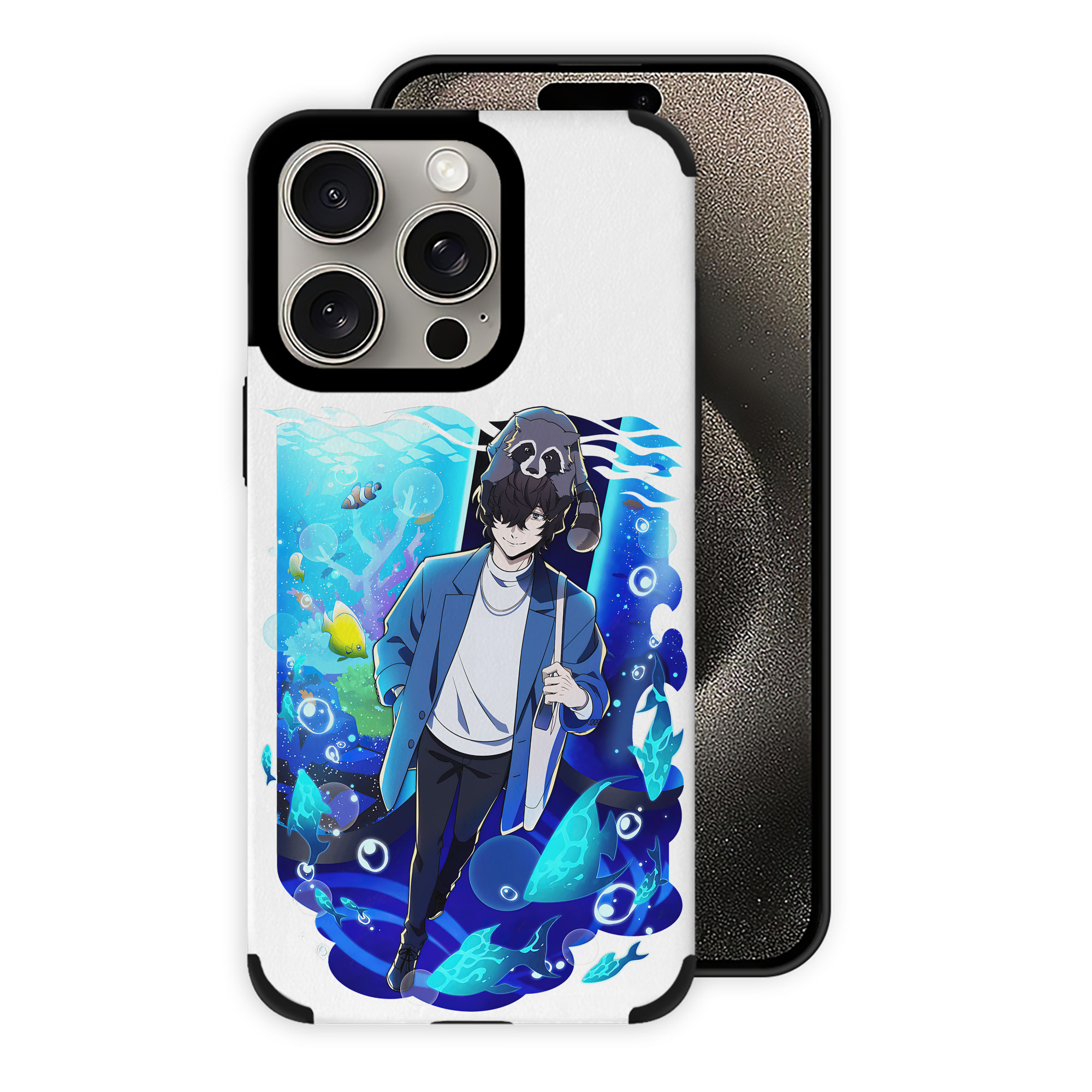 （画像用） 文豪ストレイドッグス Bungo Stray Dogs 【iPhone15ProMax対応】 PUレザー スマホケース 耐衝撃＆黄変防止