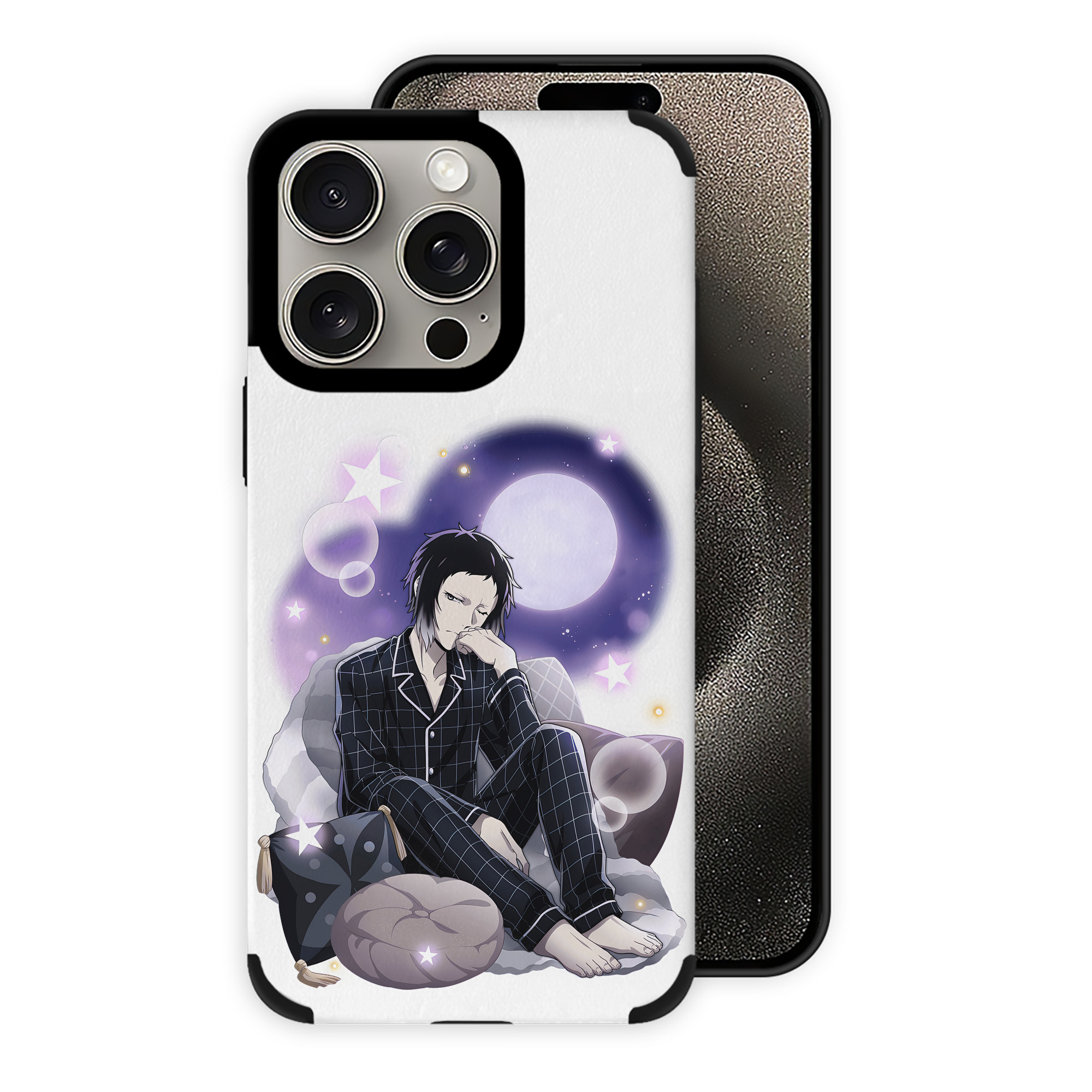 （画像用） 文豪ストレイドッグス Bungo Stray Dogs 【iPhone15ProMax対応】 PUレザー スマホケース 耐衝撃＆黄変防止