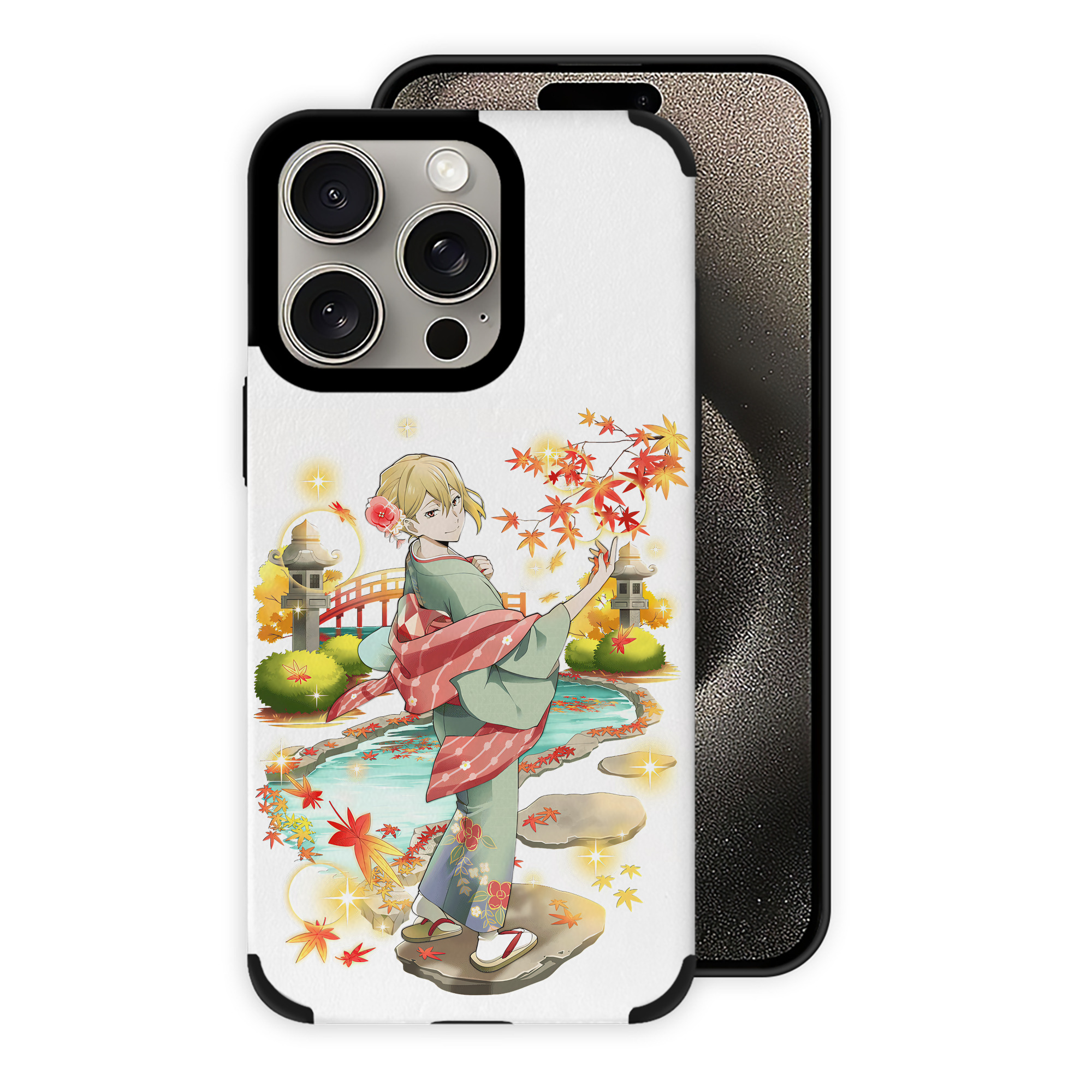 （画像用） 文豪ストレイドッグス Bungo Stray Dogs 【iPhone15ProMax対応】 PUレザー スマホケース 耐衝撃＆黄変防止