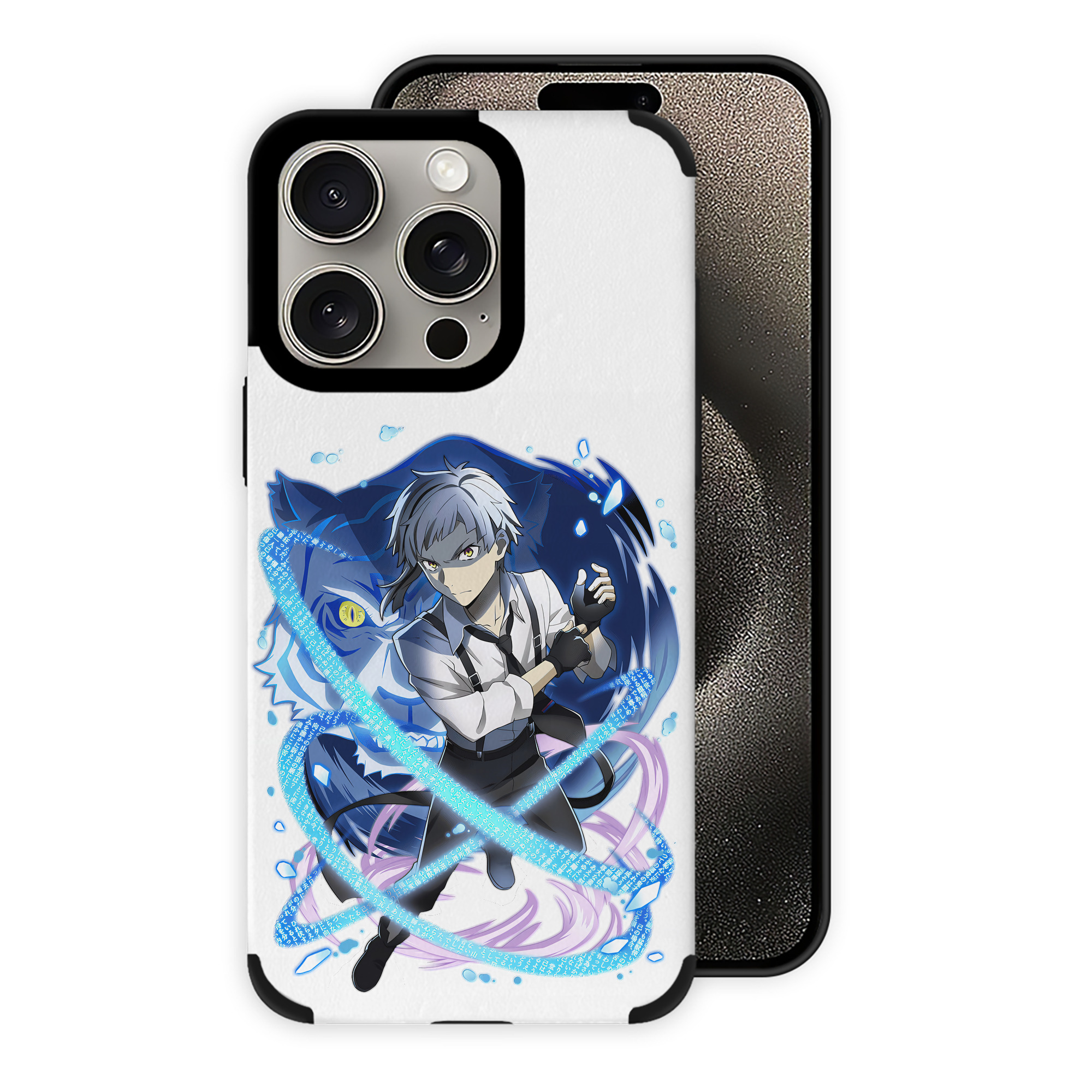 （画像用） 文豪ストレイドッグス Bungo Stray Dogs 【iPhone15ProMax対応】 PUレザー スマホケース 耐衝撃＆黄変防止