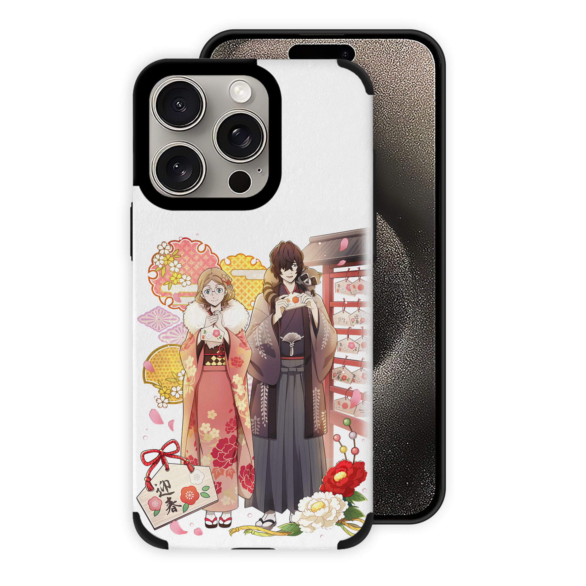 （画像用） 文豪ストレイドッグス Bungo Stray Dogs 【iPhone15ProMax対応】 PUレザー スマホケース 耐衝撃＆黄変防止