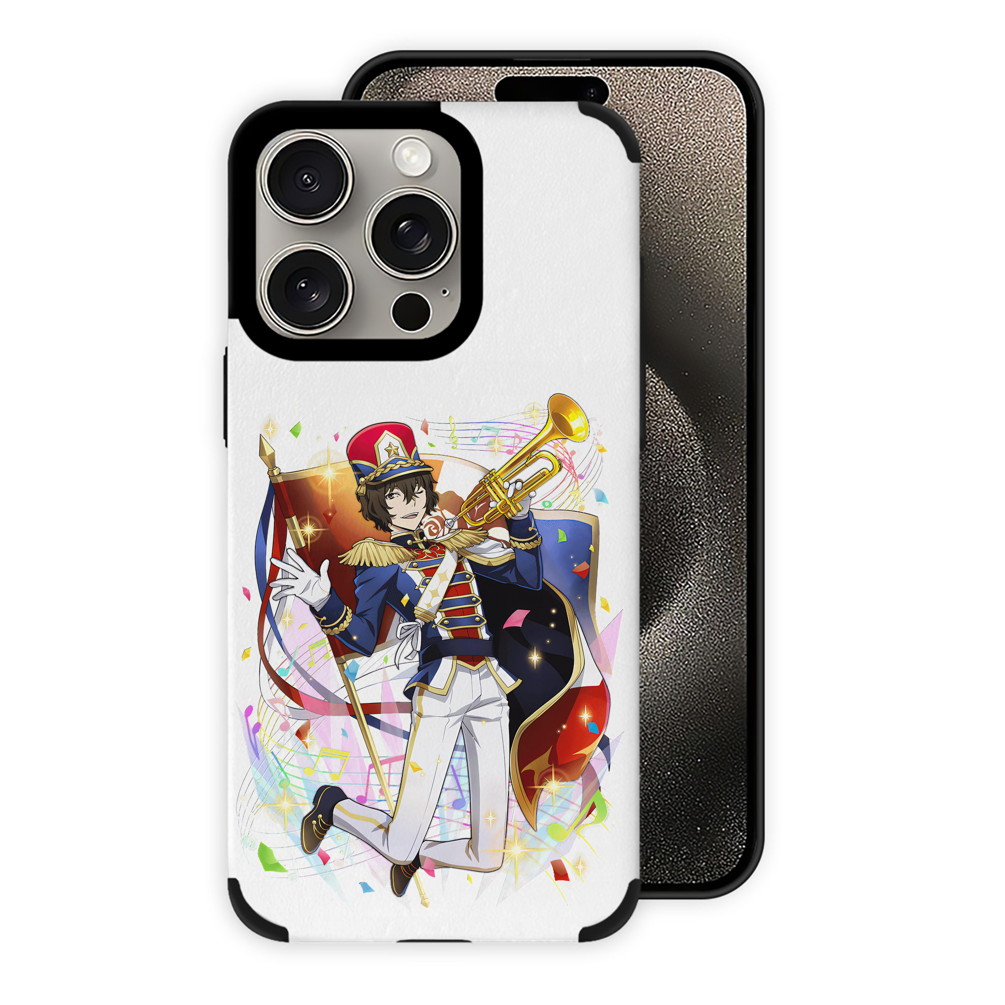 （画像用） 文豪ストレイドッグス Bungo Stray Dogs 【iPhone15ProMax対応】 PUレザー スマホケース 耐衝撃＆黄変防止