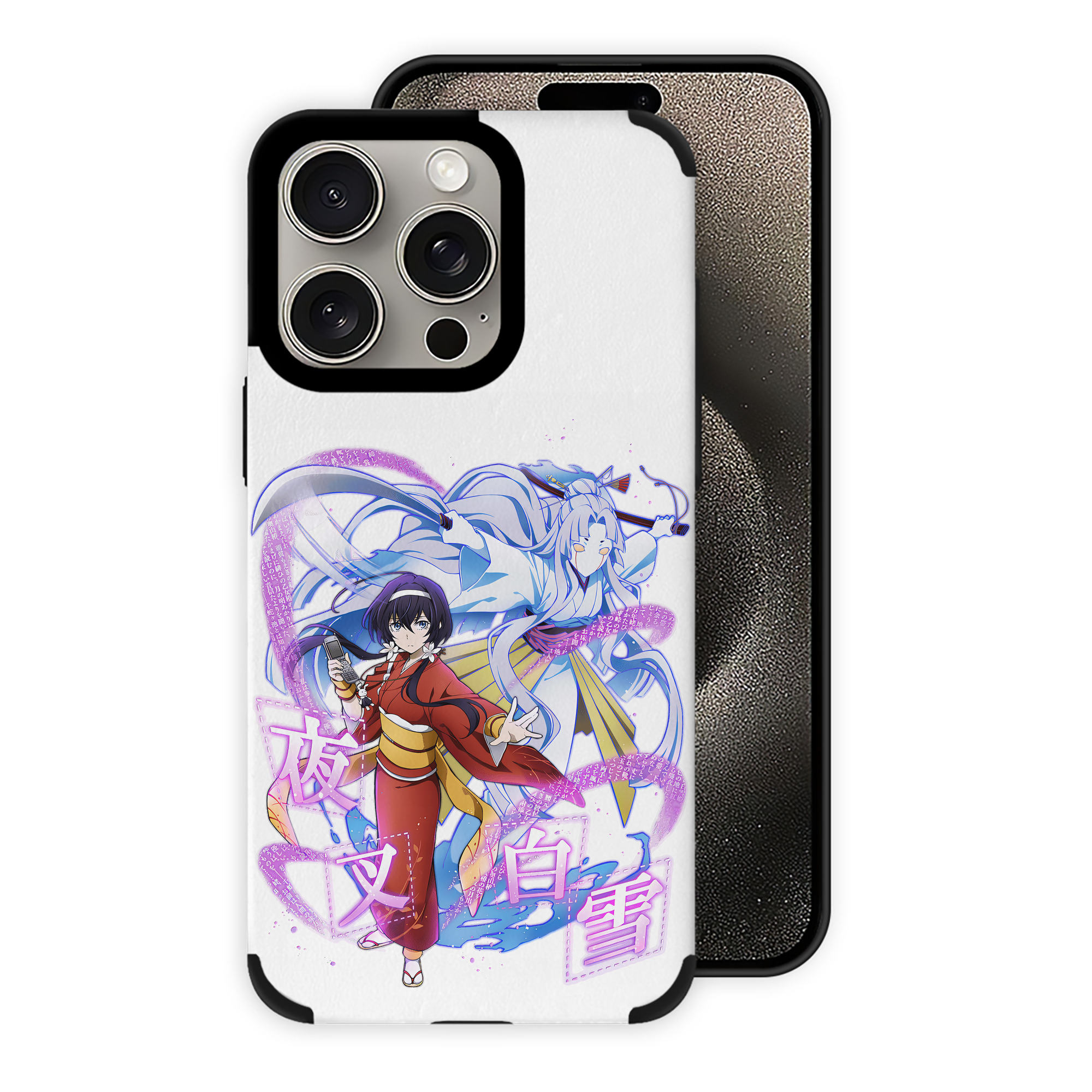 （画像用） 文豪ストレイドッグス Bungo Stray Dogs 【iPhone15ProMax対応】 PUレザー スマホケース 耐衝撃＆黄変防止