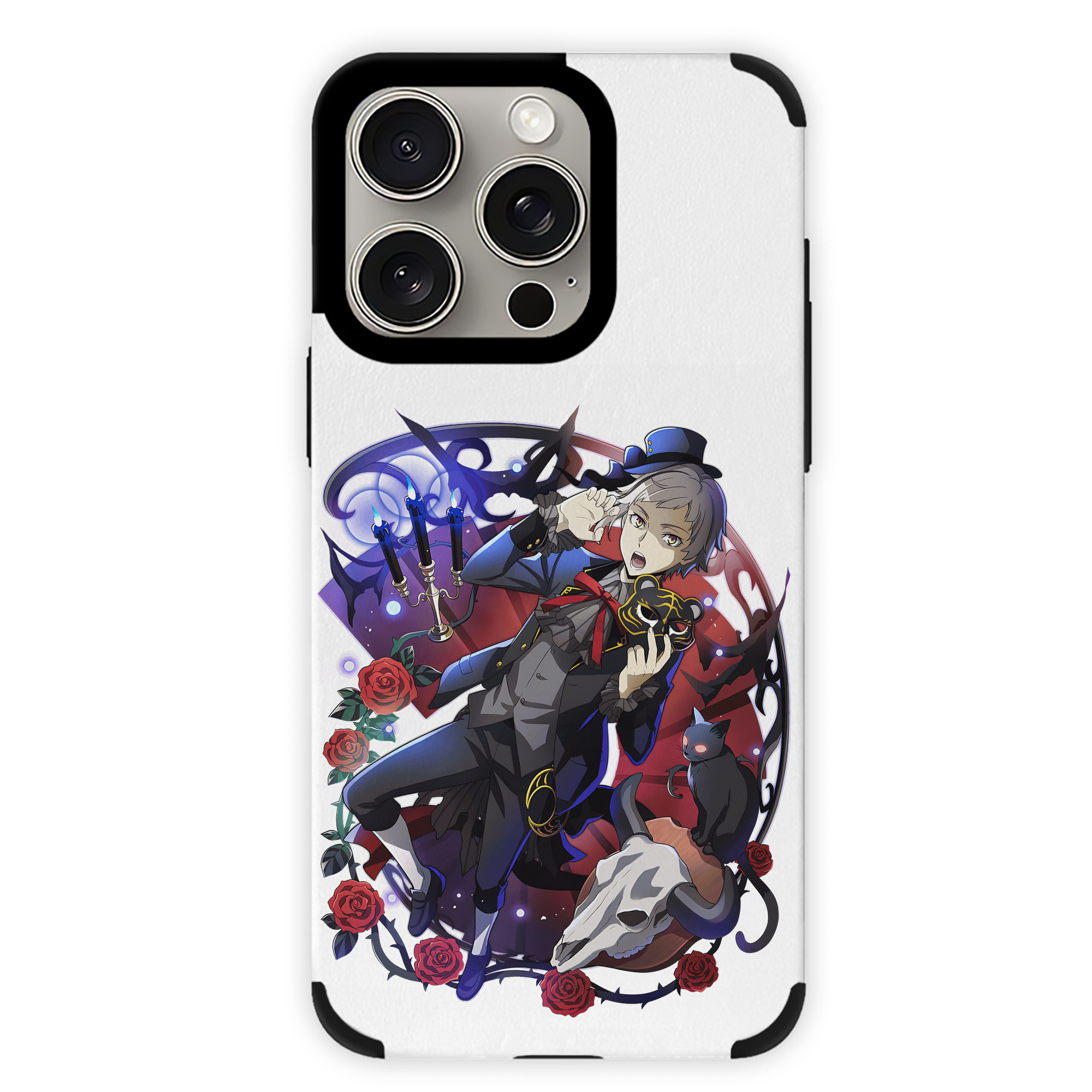 （画像用） 文豪ストレイドッグス Bungo Stray Dogs 【iPhone15ProMax対応】 PUレザー スマホケース 耐衝撃＆黄変防止