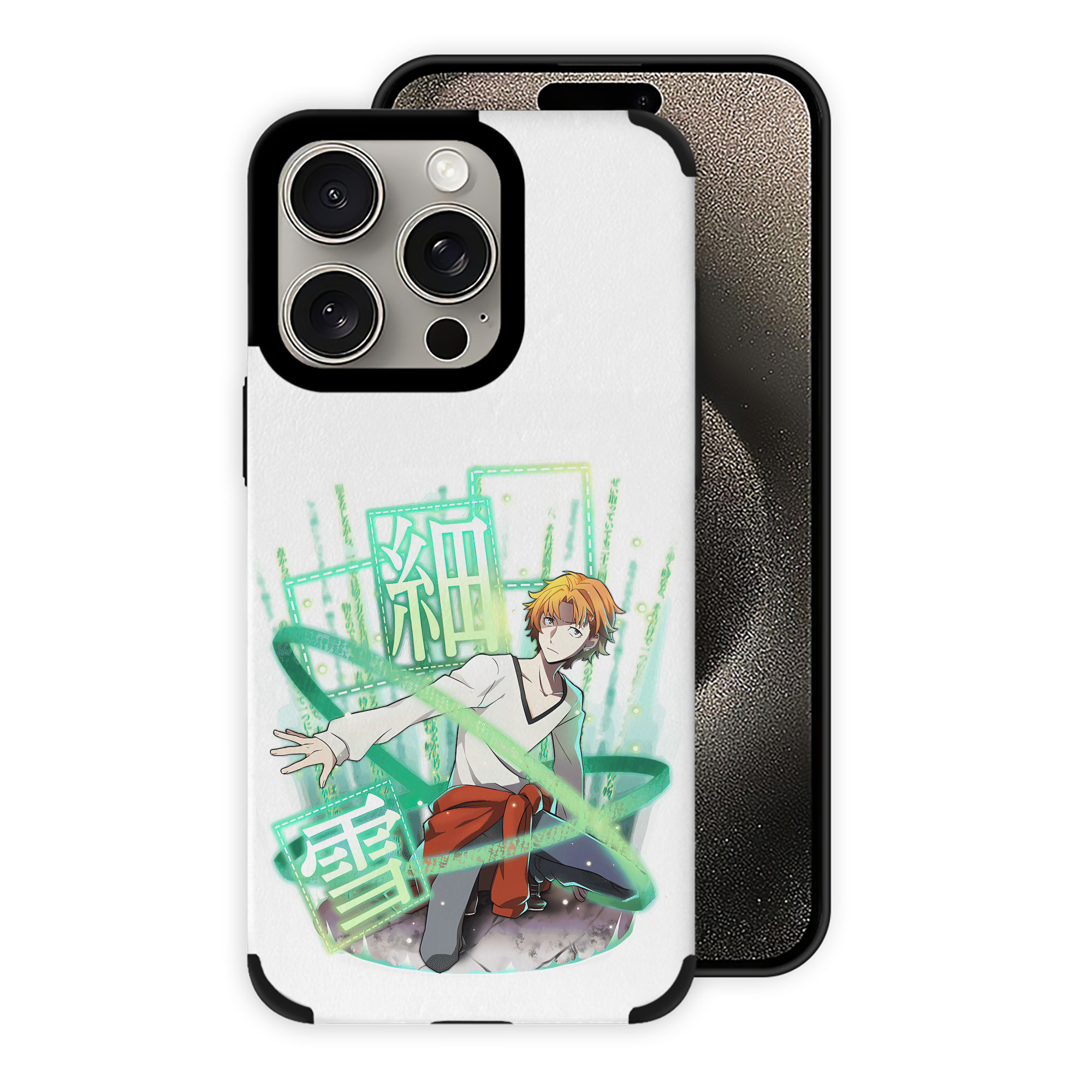 （画像用） 文豪ストレイドッグス Bungo Stray Dogs 【iPhone15ProMax対応】 PUレザー スマホケース 耐衝撃＆黄変防止