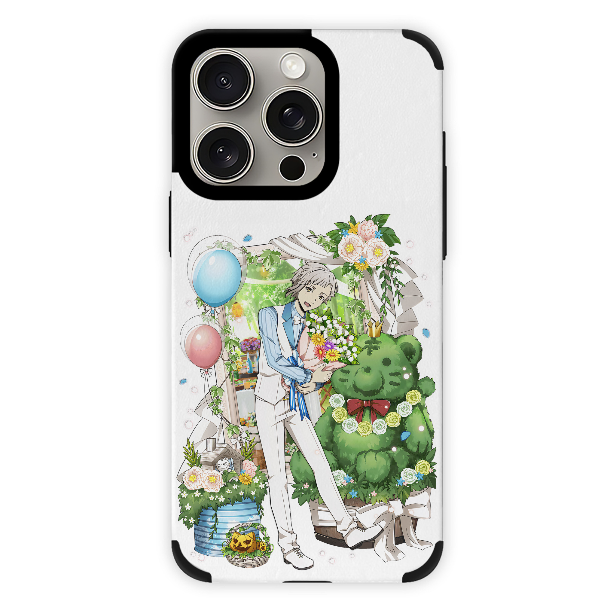 （画像用） 文豪ストレイドッグス Bungo Stray Dogs 【iPhone15ProMax対応】 PUレザー スマホケース 耐衝撃＆黄変防止