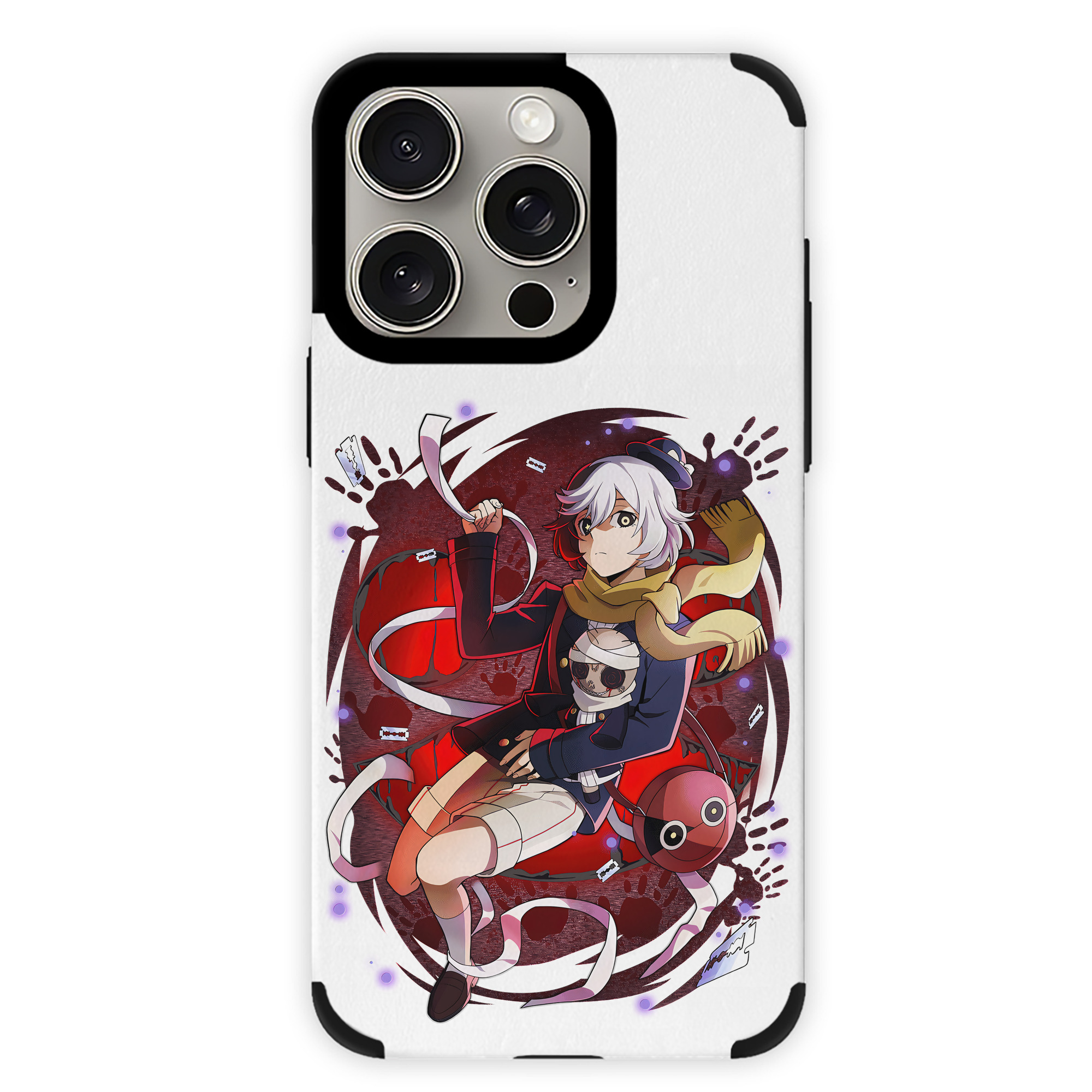 （画像用） 文豪ストレイドッグス Bungo Stray Dogs 【iPhone15ProMax対応】 PUレザー スマホケース 耐衝撃＆黄変防止