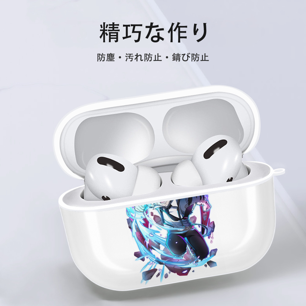 文豪ストレイドッグス Bungo Stray Dogs 【AirPods Pro用】ハードシェル保護ケース 耐衝撃・防指紋・カラビナ付き商品仕様