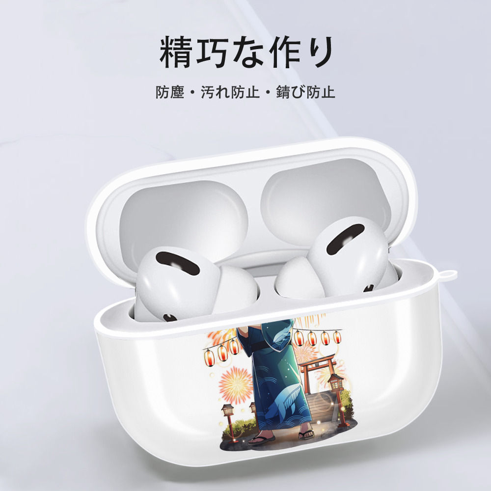 文豪ストレイドッグス Bungo Stray Dogs 【AirPods Pro用】ハードシェル保護ケース 耐衝撃・防指紋・カラビナ付き商品仕様