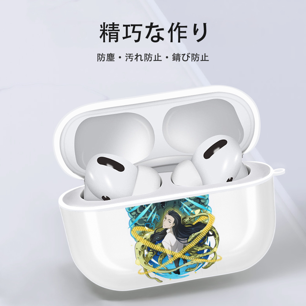 文豪ストレイドッグス Bungo Stray Dogs 【AirPods Pro用】ハードシェル保護ケース 耐衝撃・防指紋・カラビナ付き商品仕様