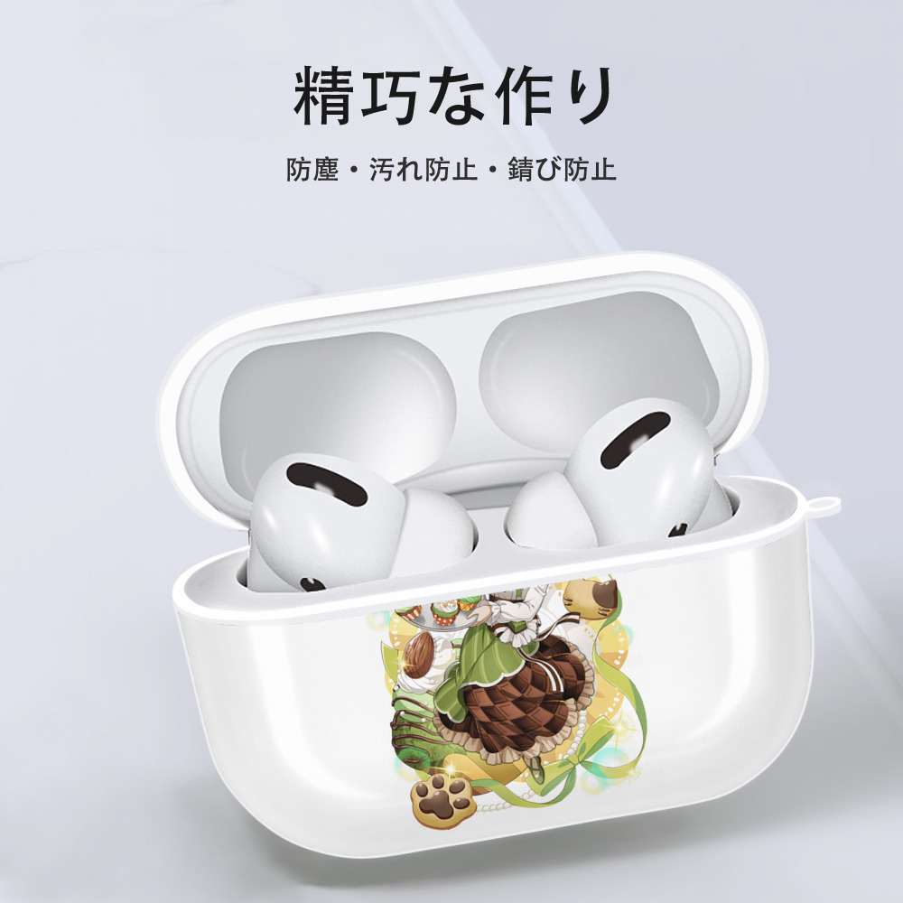 文豪ストレイドッグス Bungo Stray Dogs 【AirPods Pro用】ハードシェル保護ケース 耐衝撃・防指紋・カラビナ付き商品仕様