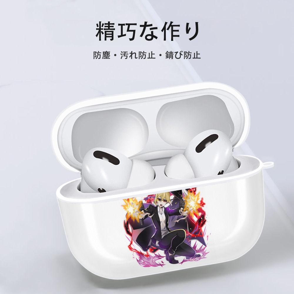 文豪ストレイドッグス Bungo Stray Dogs 【AirPods Pro用】ハードシェル保護ケース 耐衝撃・防指紋・カラビナ付き商品仕様