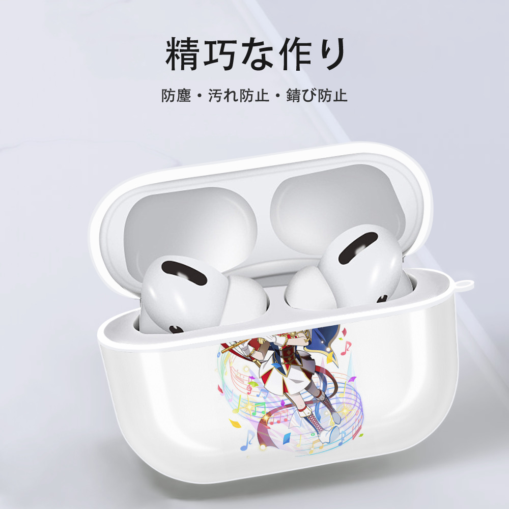 文豪ストレイドッグス Bungo Stray Dogs 【AirPods Pro用】ハードシェル保護ケース 耐衝撃・防指紋・カラビナ付き商品仕様