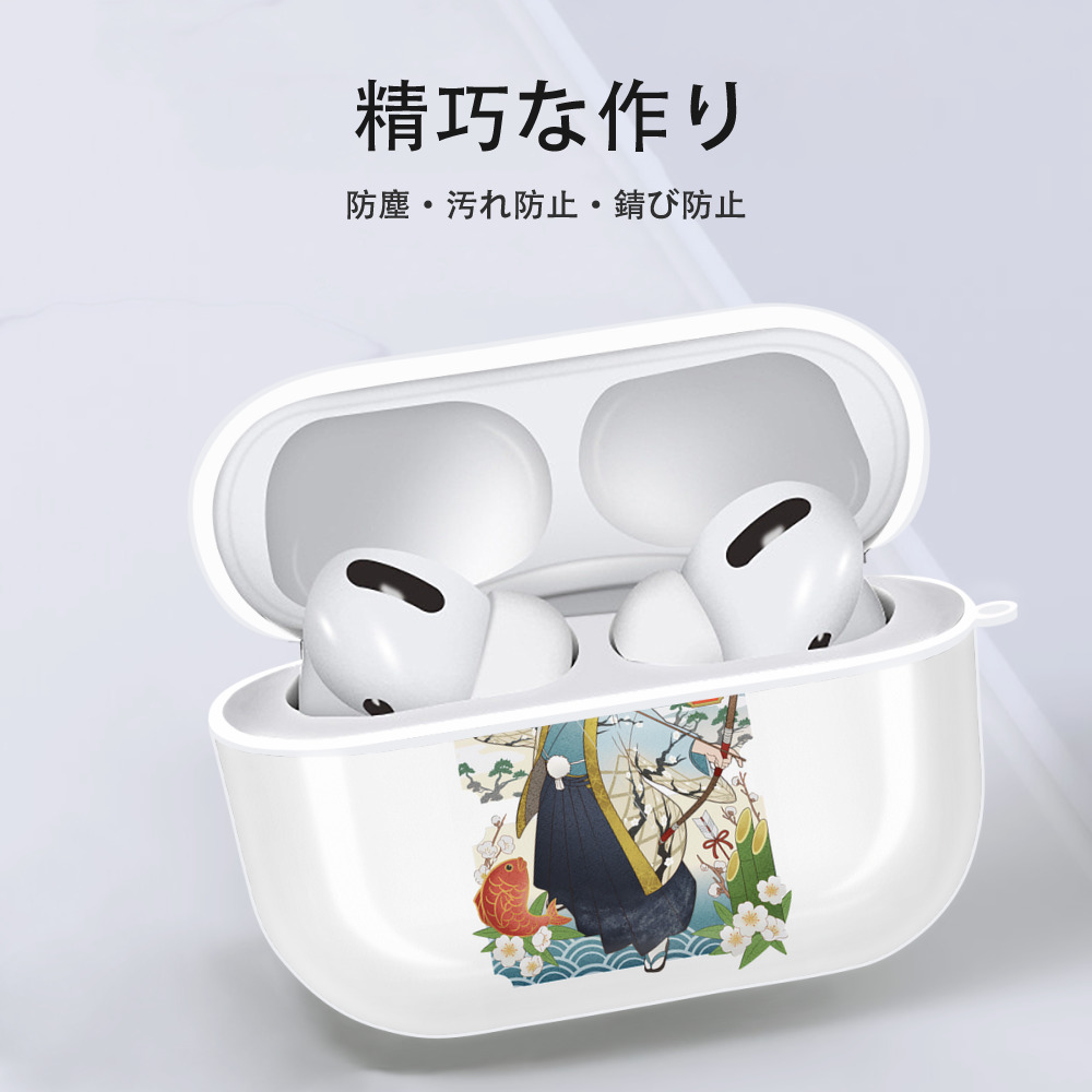 文豪ストレイドッグス Bungo Stray Dogs 【AirPods Pro用】ハードシェル保護ケース 耐衝撃・防指紋・カラビナ付き商品仕様