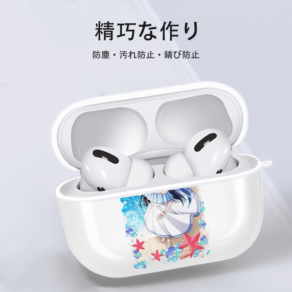 文豪ストレイドッグス Bungo Stray Dogs 【AirPods Pro用】ハードシェル保護ケース 耐衝撃・防指紋・カラビナ付き商品仕様