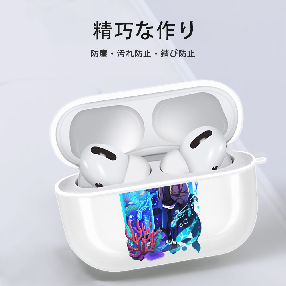 文豪ストレイドッグス Bungo Stray Dogs 【AirPods Pro用】ハードシェル保護ケース 耐衝撃・防指紋・カラビナ付き商品仕様