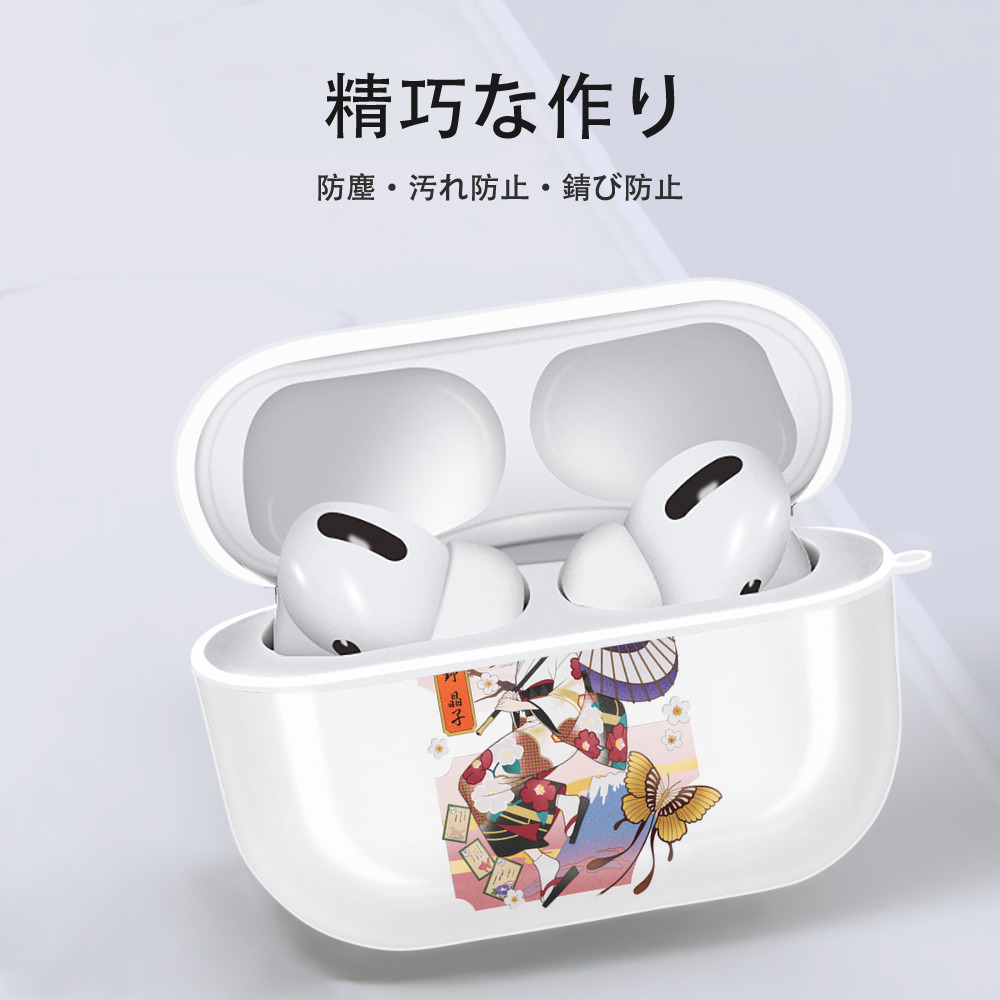 文豪ストレイドッグス Bungo Stray Dogs 【AirPods Pro用】ハードシェル保護ケース 耐衝撃・防指紋・カラビナ付き商品仕様